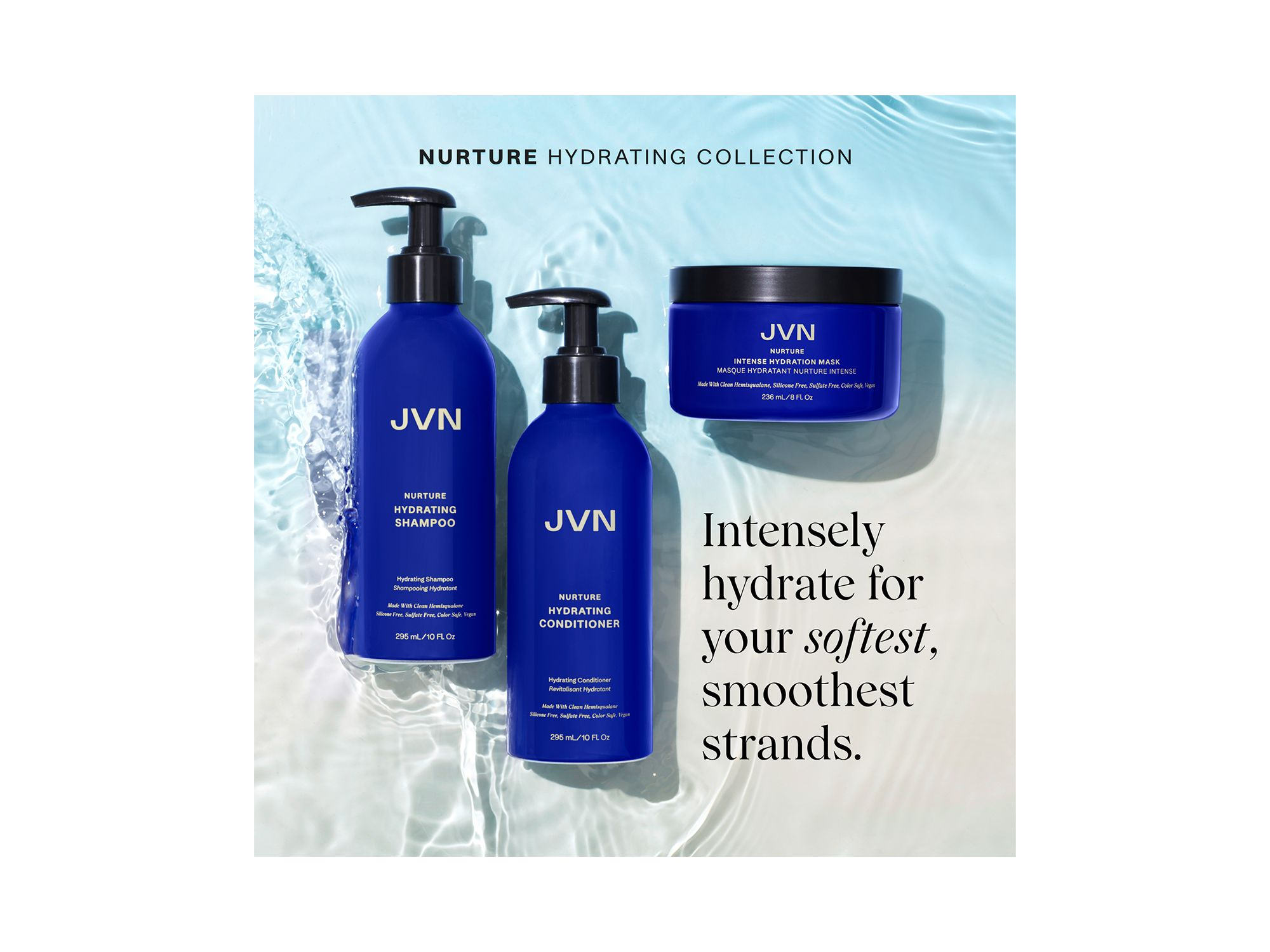Nurture Hydrating Shampoo 10 oz. — Image 3