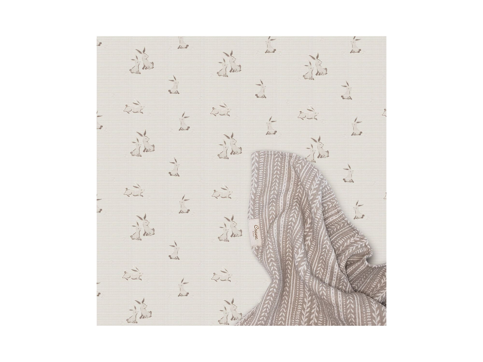 Bunny Fitted Crib Sheet — Image 3
