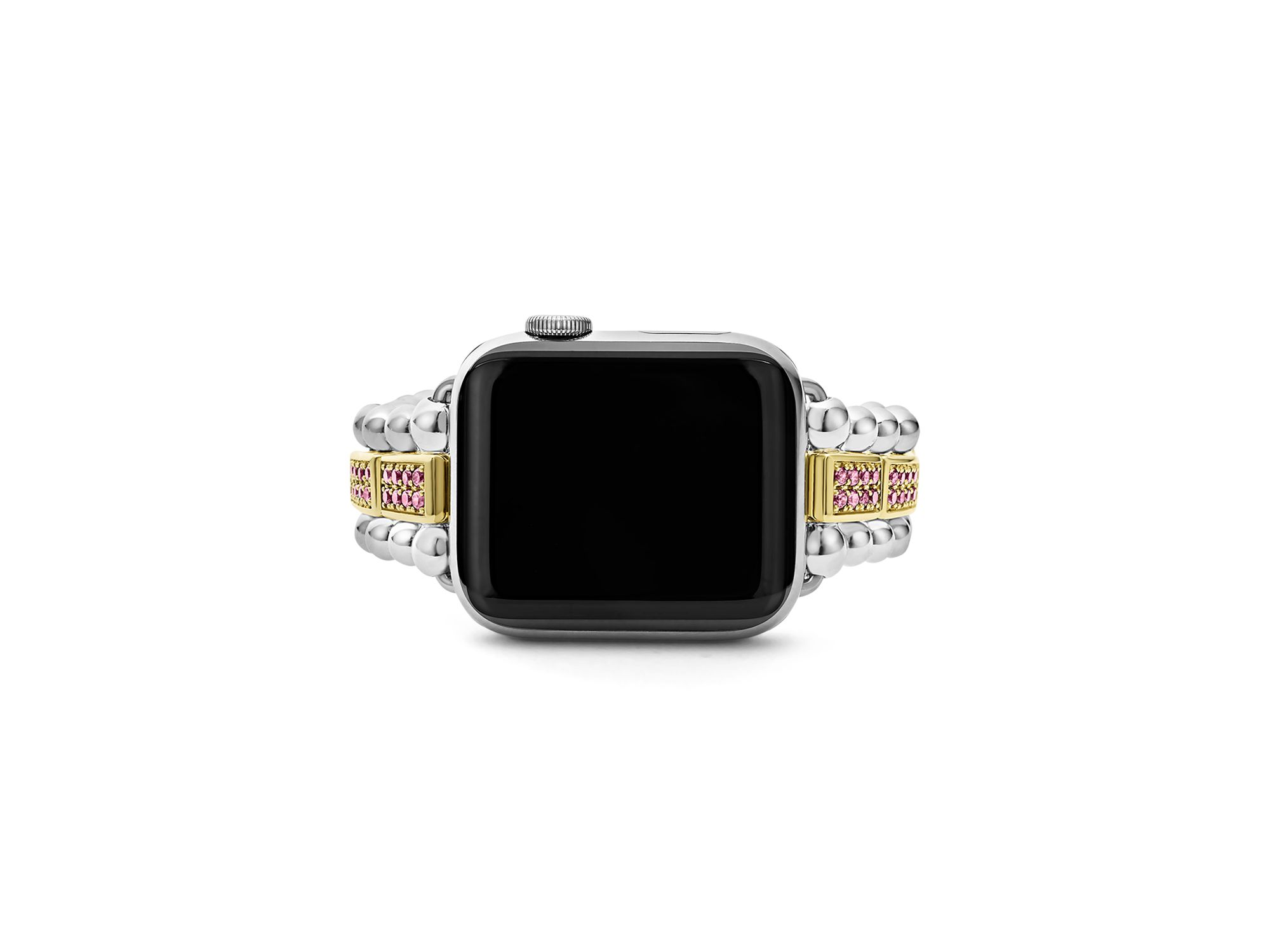 Smart Caviar Sterling Silver & 18K Gold Apple™ Watch Bracelet, 38-45mm — Image 6