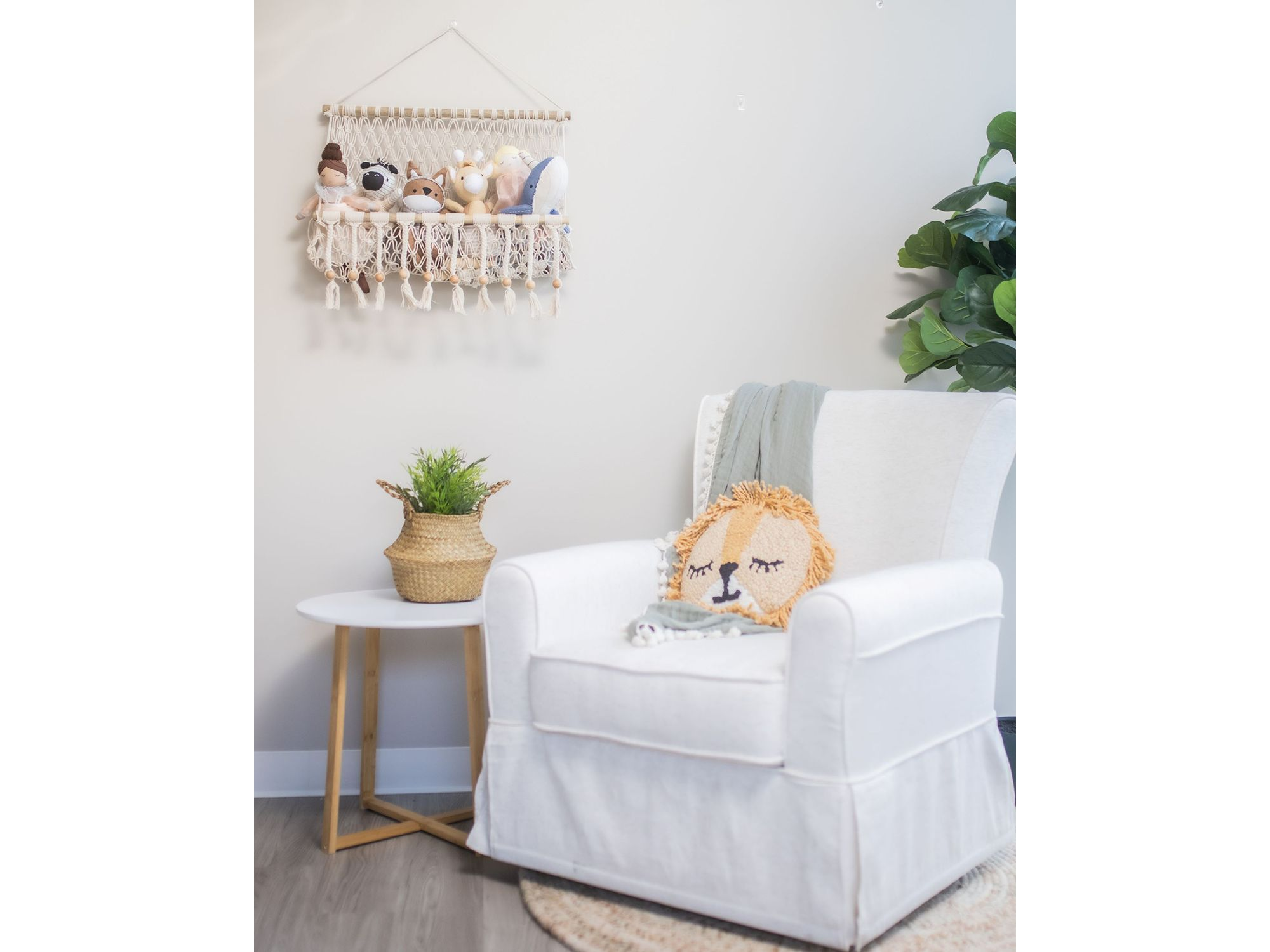 Willow Macrame Storage Wall Decor — Image 8