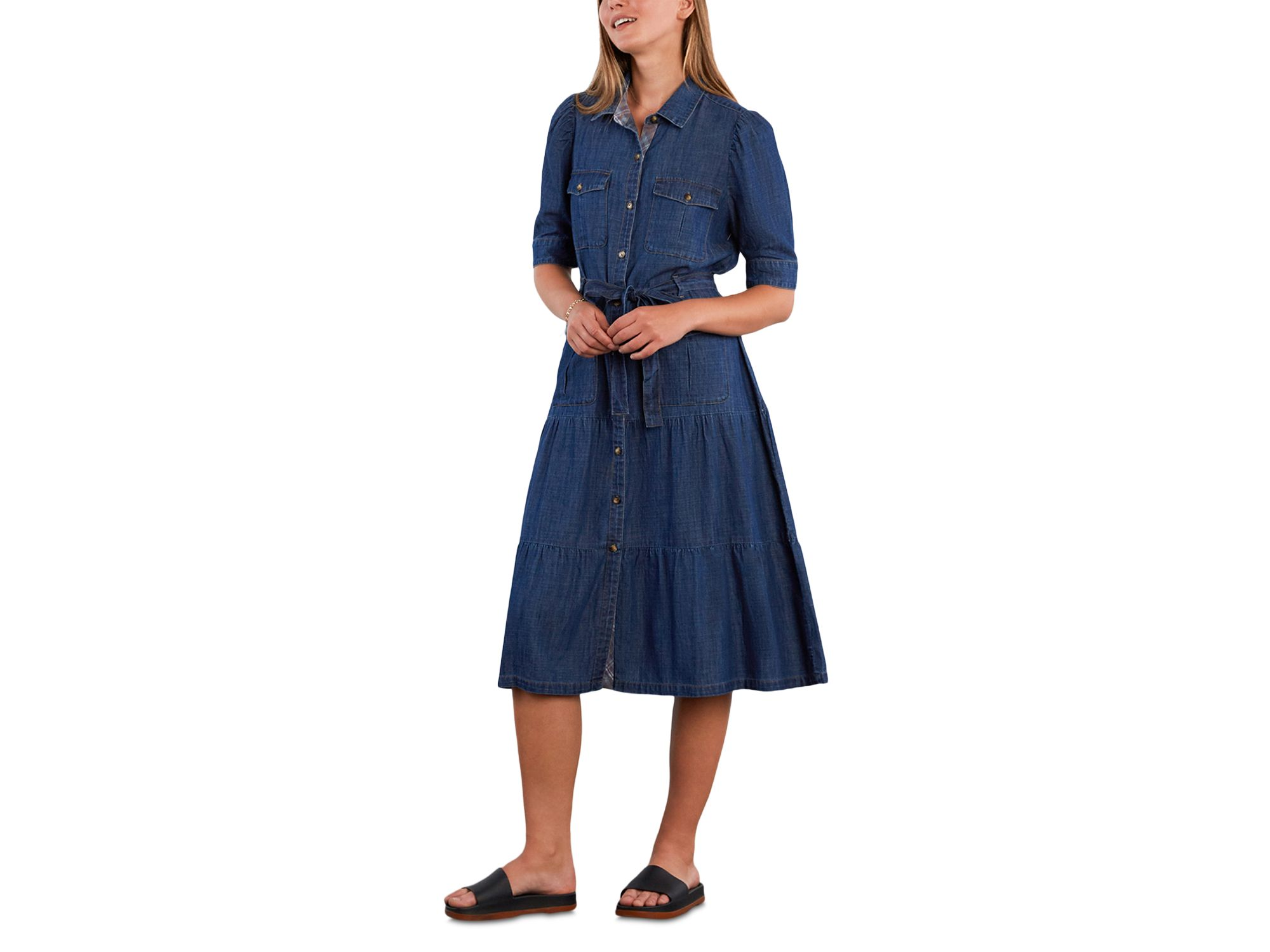 Dreamer Belted Shirtdress — Image 3