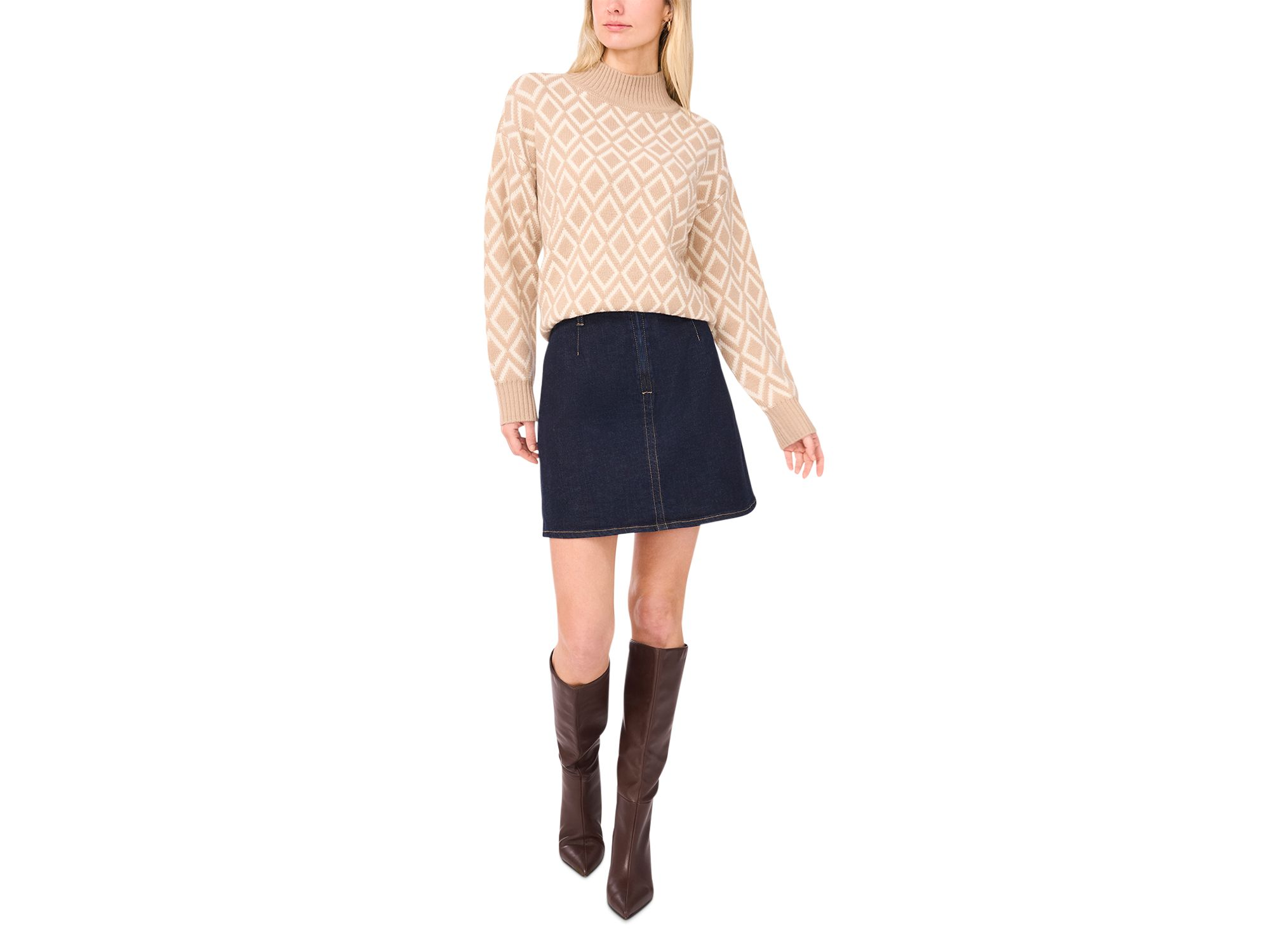 Diamond Turtleneck Sweater — Image 5