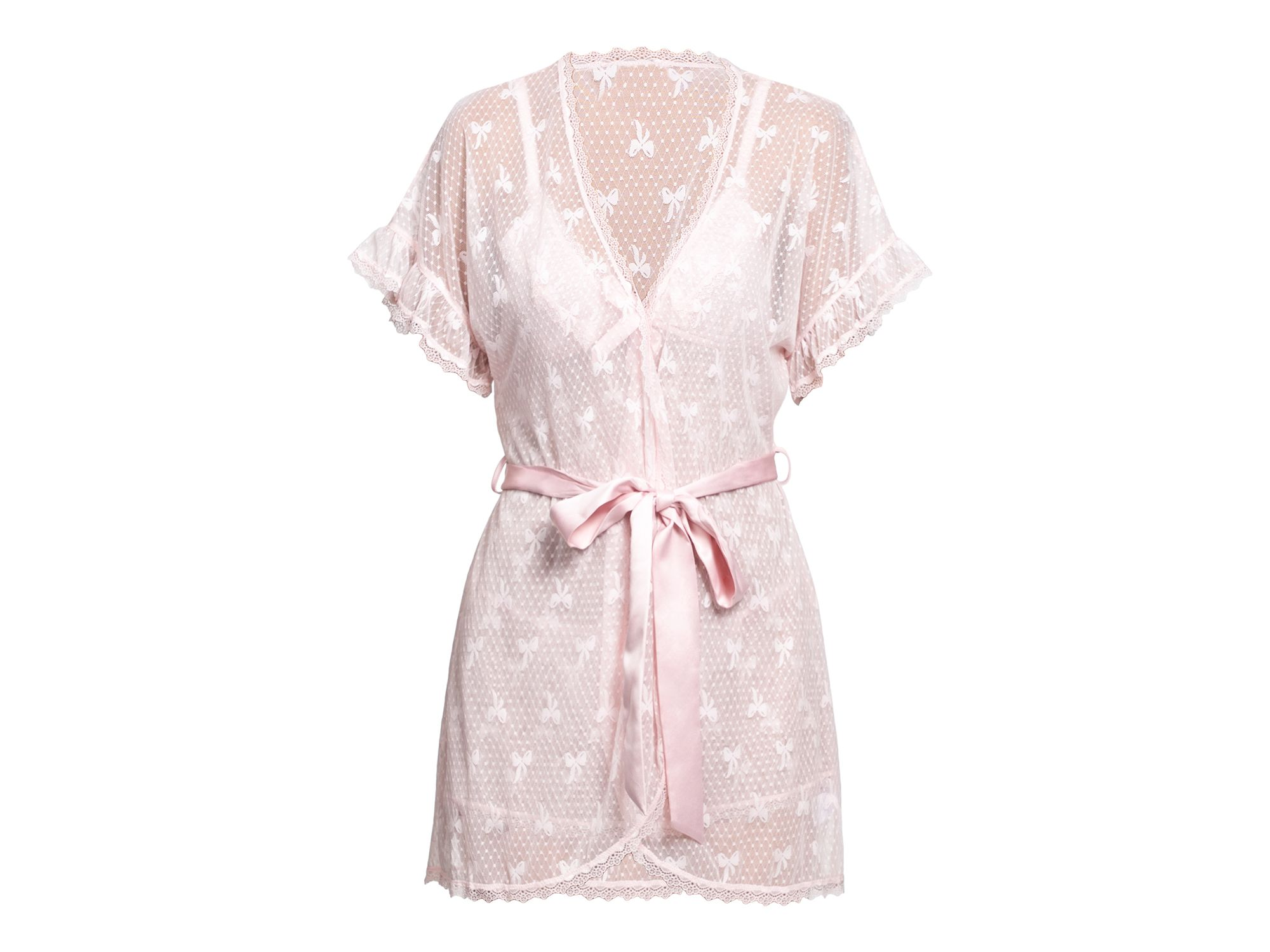 Stretch Mesh Bow Pattern Wrap — Image 3