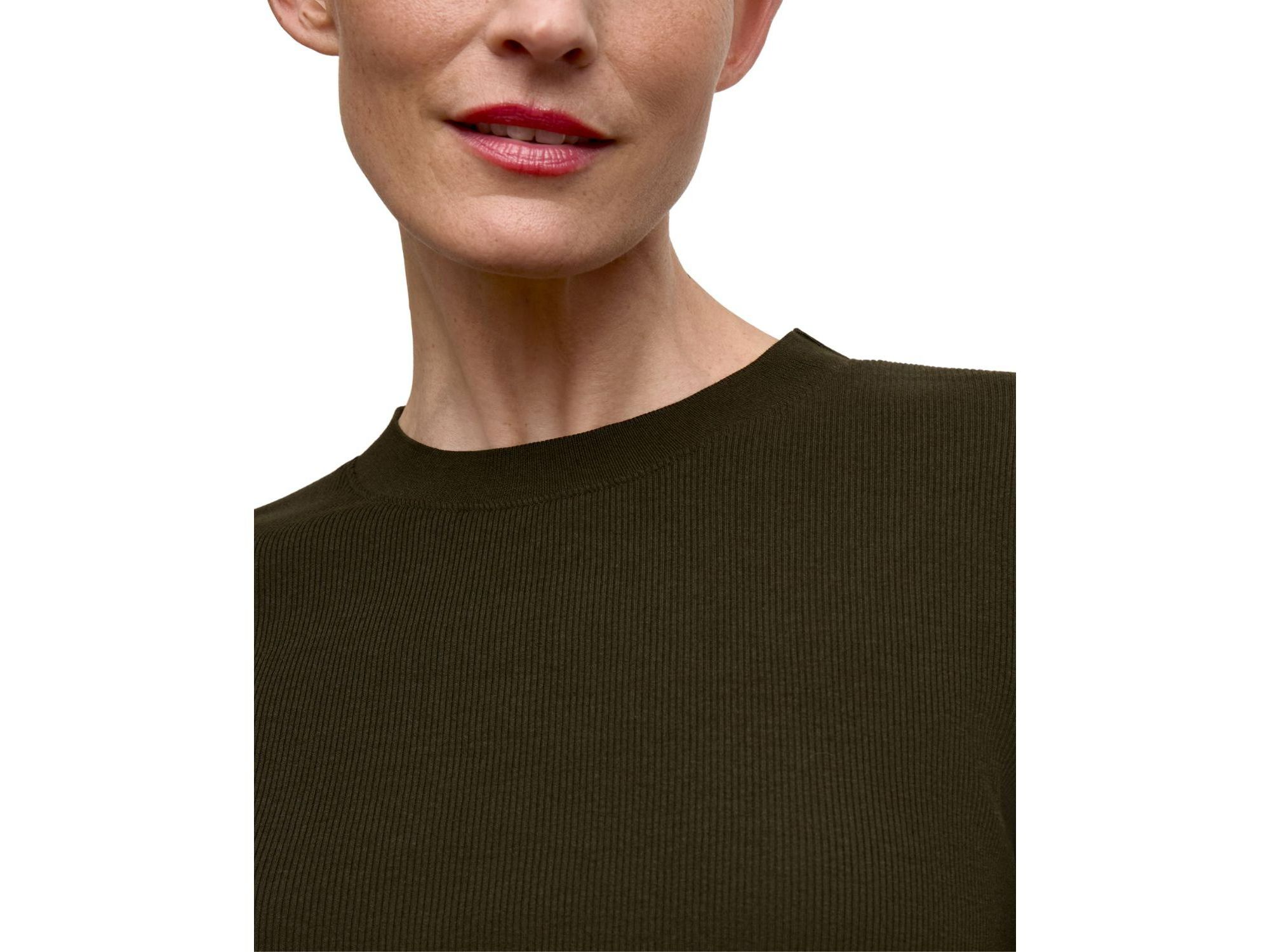 Blanche Button-Back Plush Pima Top — Image 3