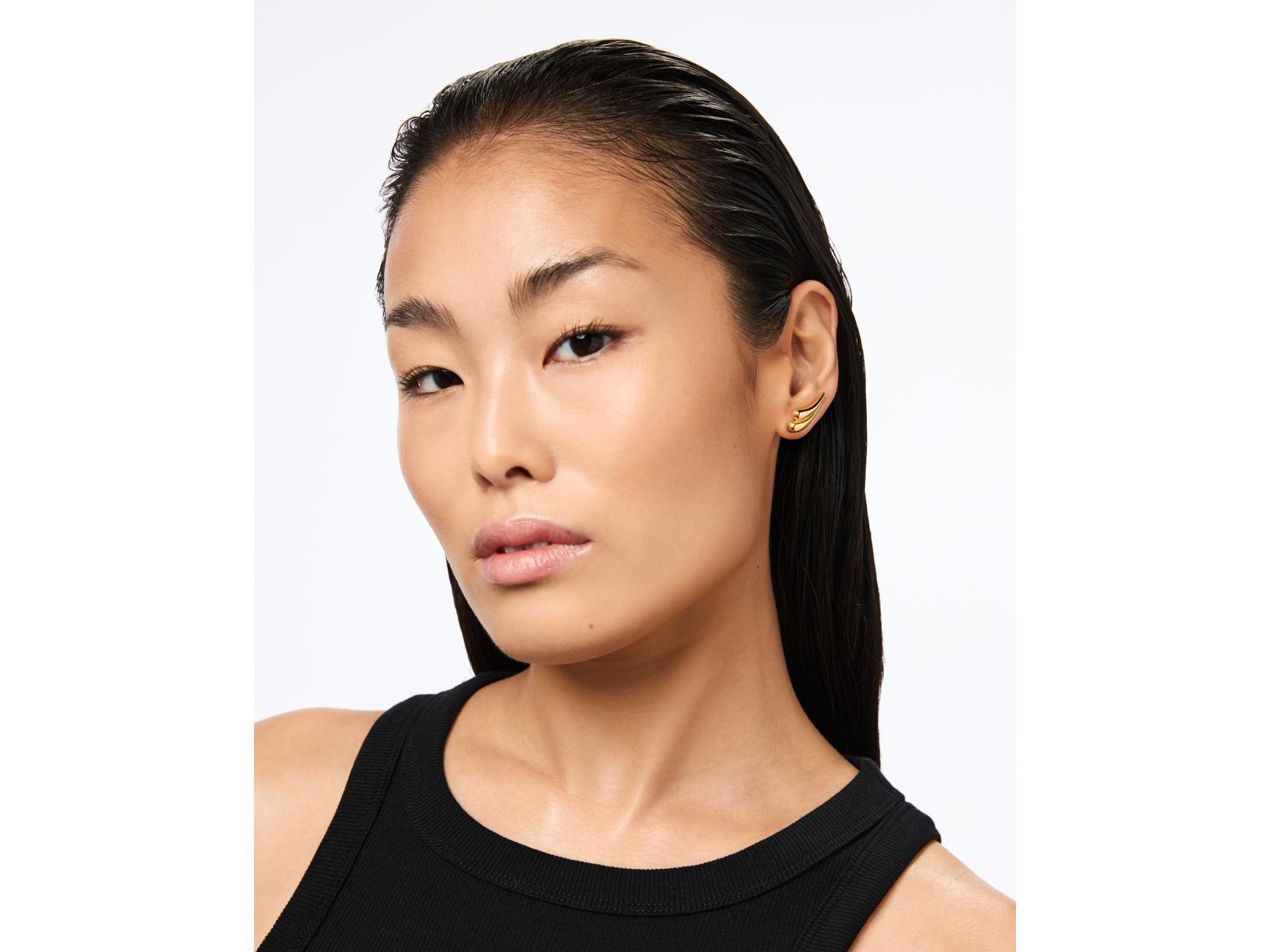 Brass Kia Statement Earrings — Image 4