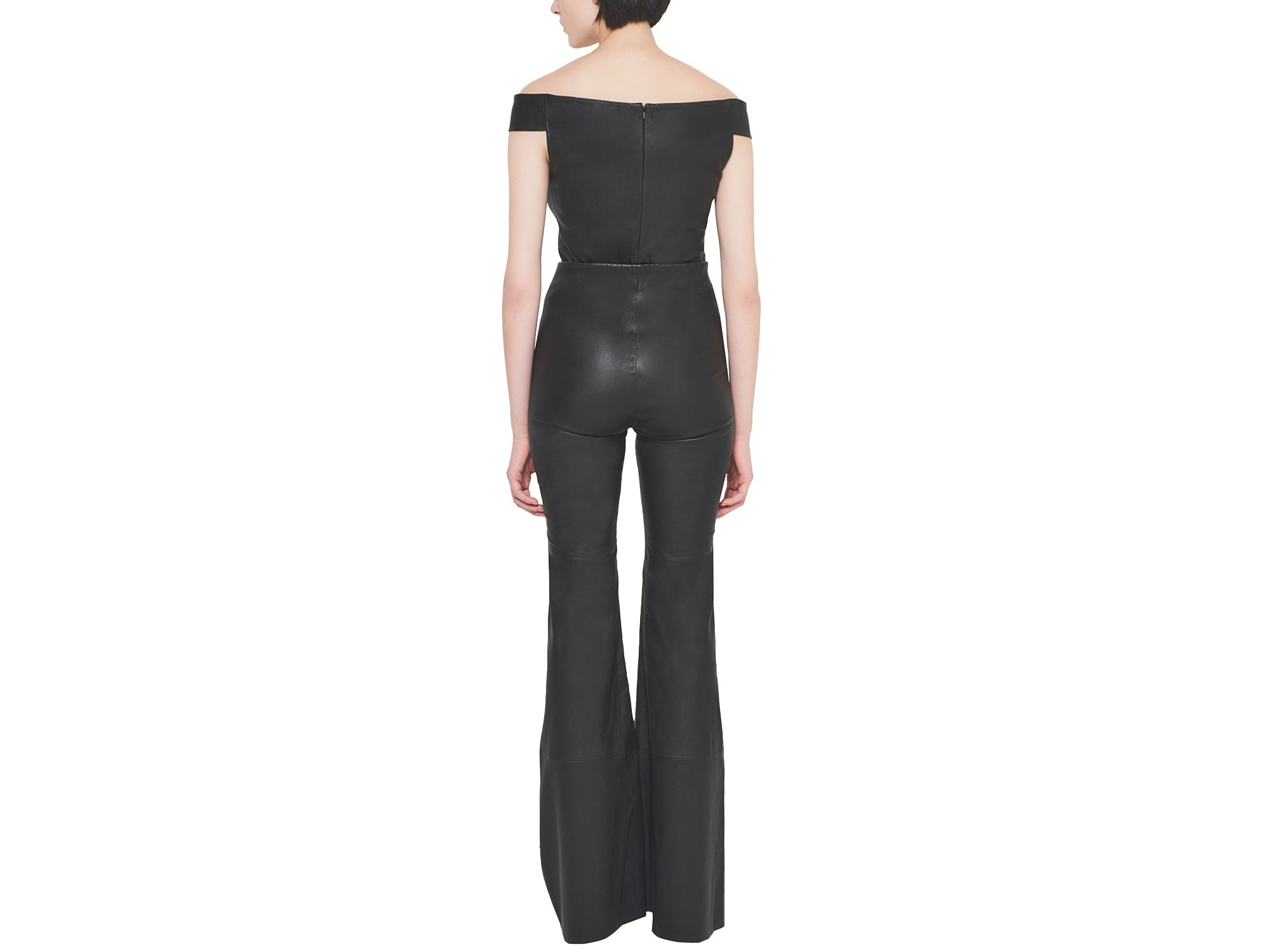 Kat Stretch Leather Leggings — Image 4