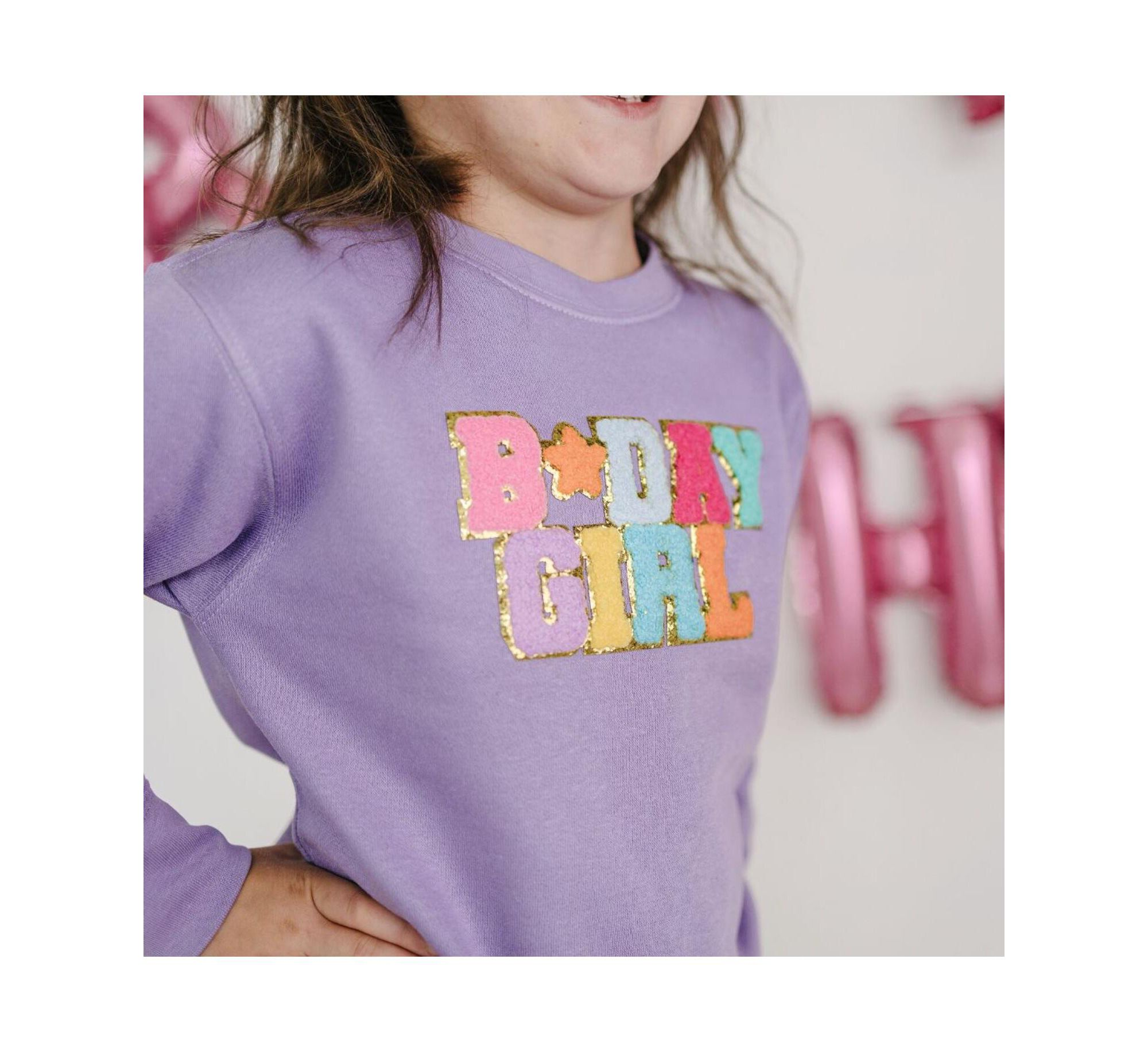 Unisex Birthday Patch Sweatshirt — Image 3