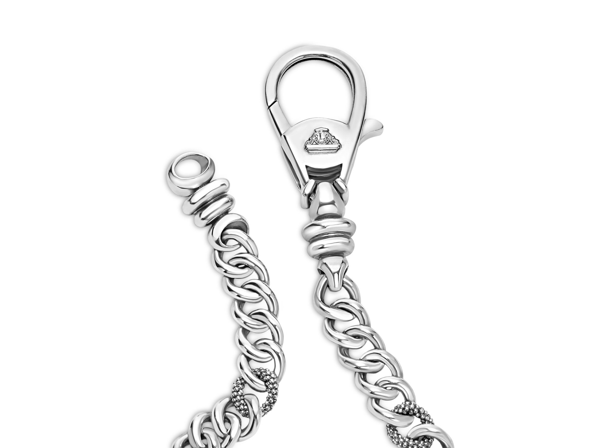 Men's Sterling Anthem Curb Link Chain Necklace/Key Chain - Exclusive — Image 4