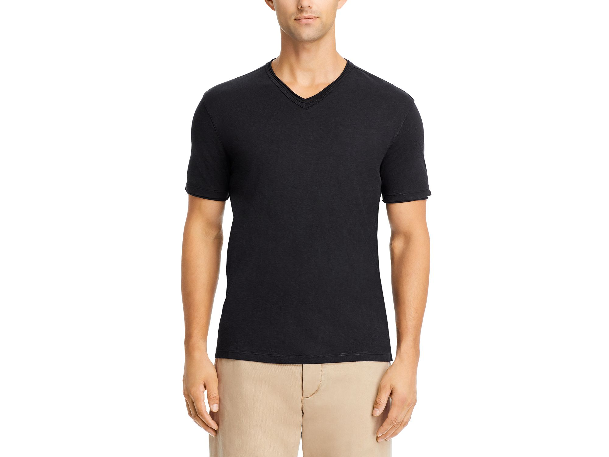 Slub V-Neck Tee — Image 5
