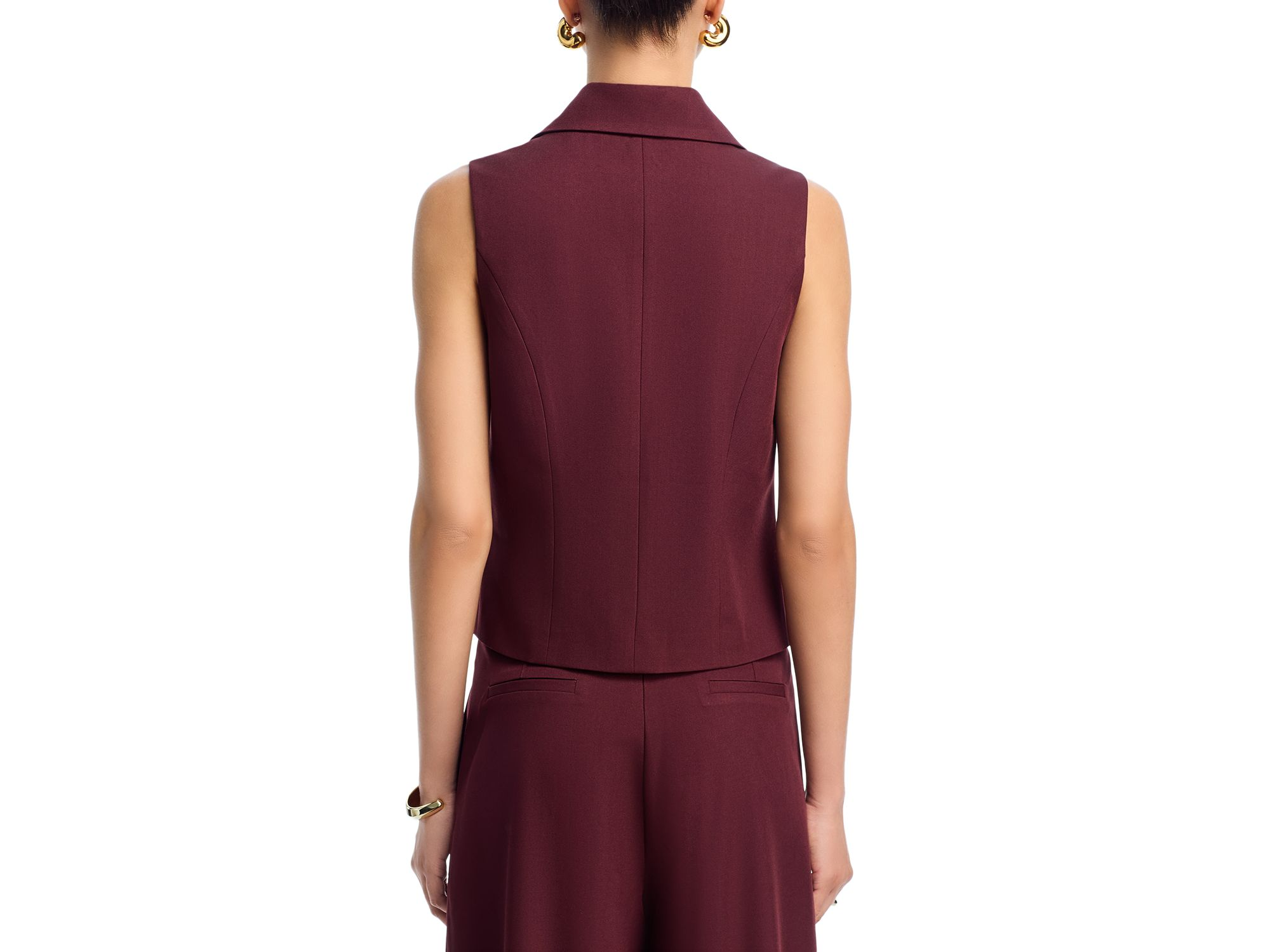 Notched Collar Vest & Asymmetrical Suit Pant - Exclusive — Image 5