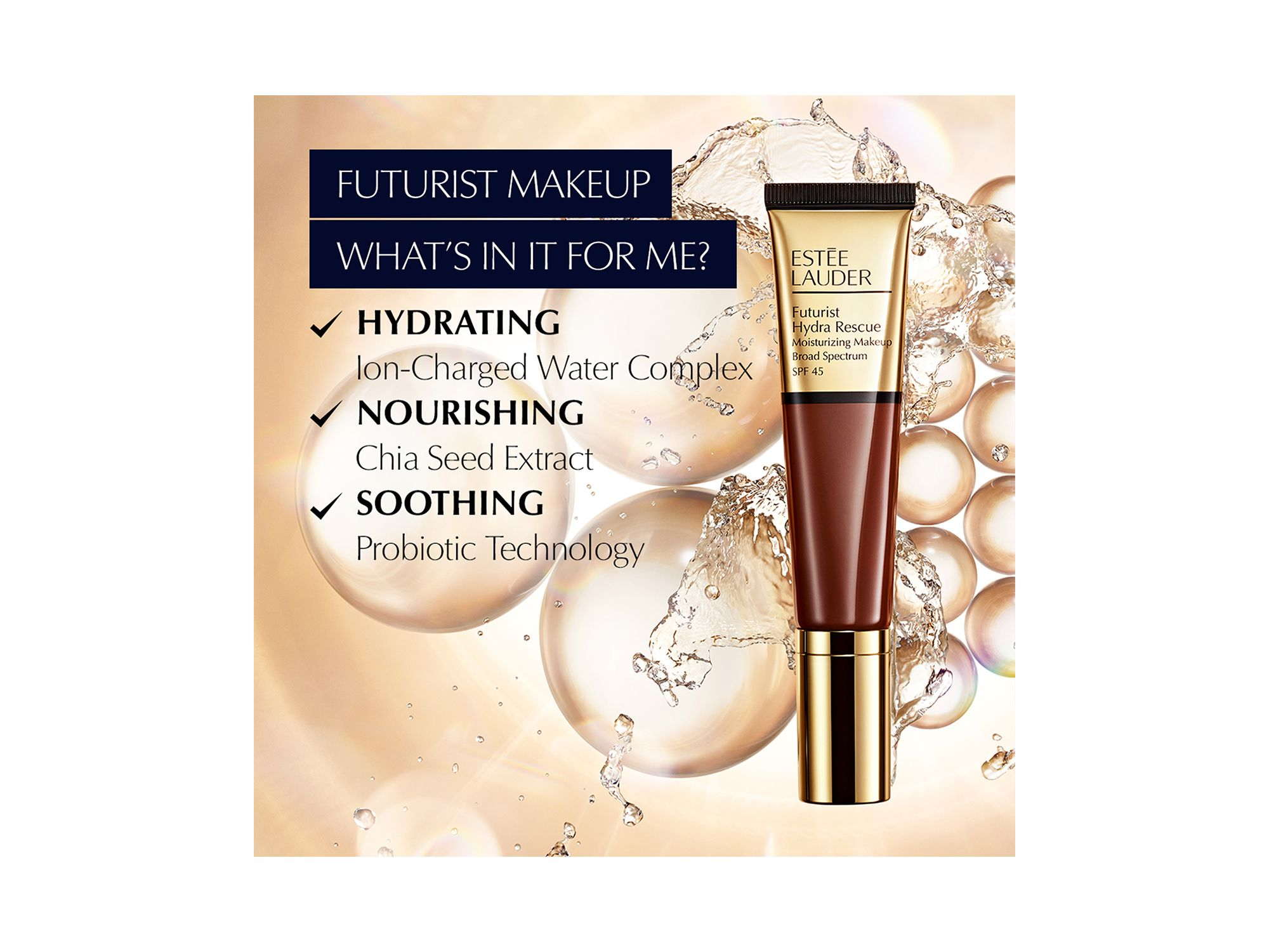 Futurist Hydra Rescue Moisturizing Foundation SPF 45 — Image 39