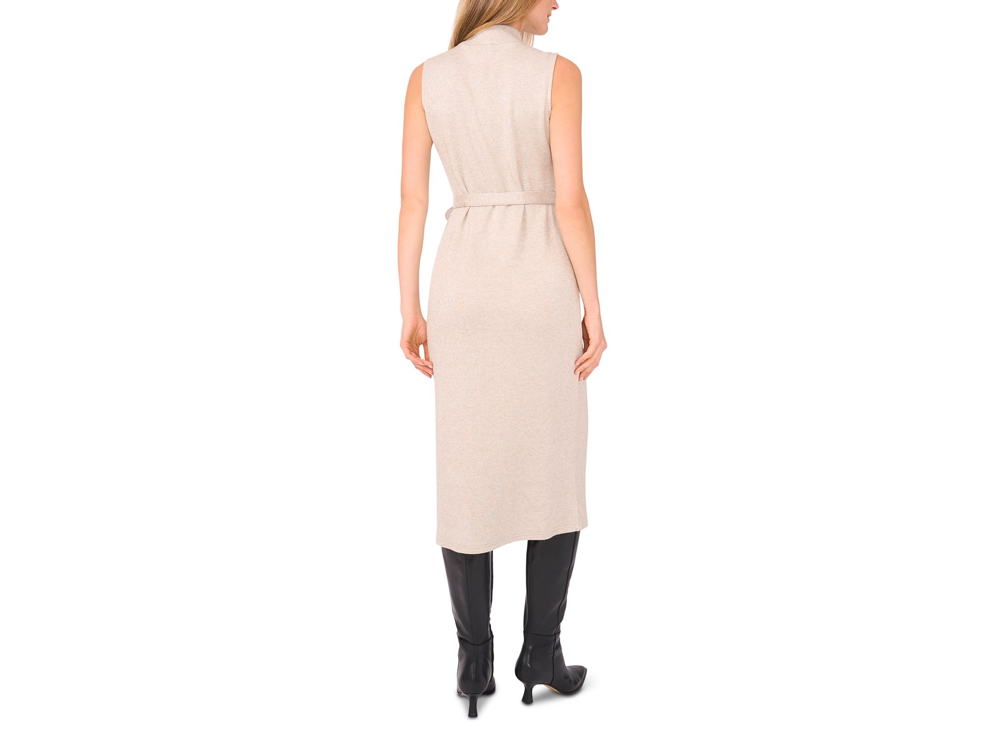 Sleeveless Mock Neck Dress — Image 3