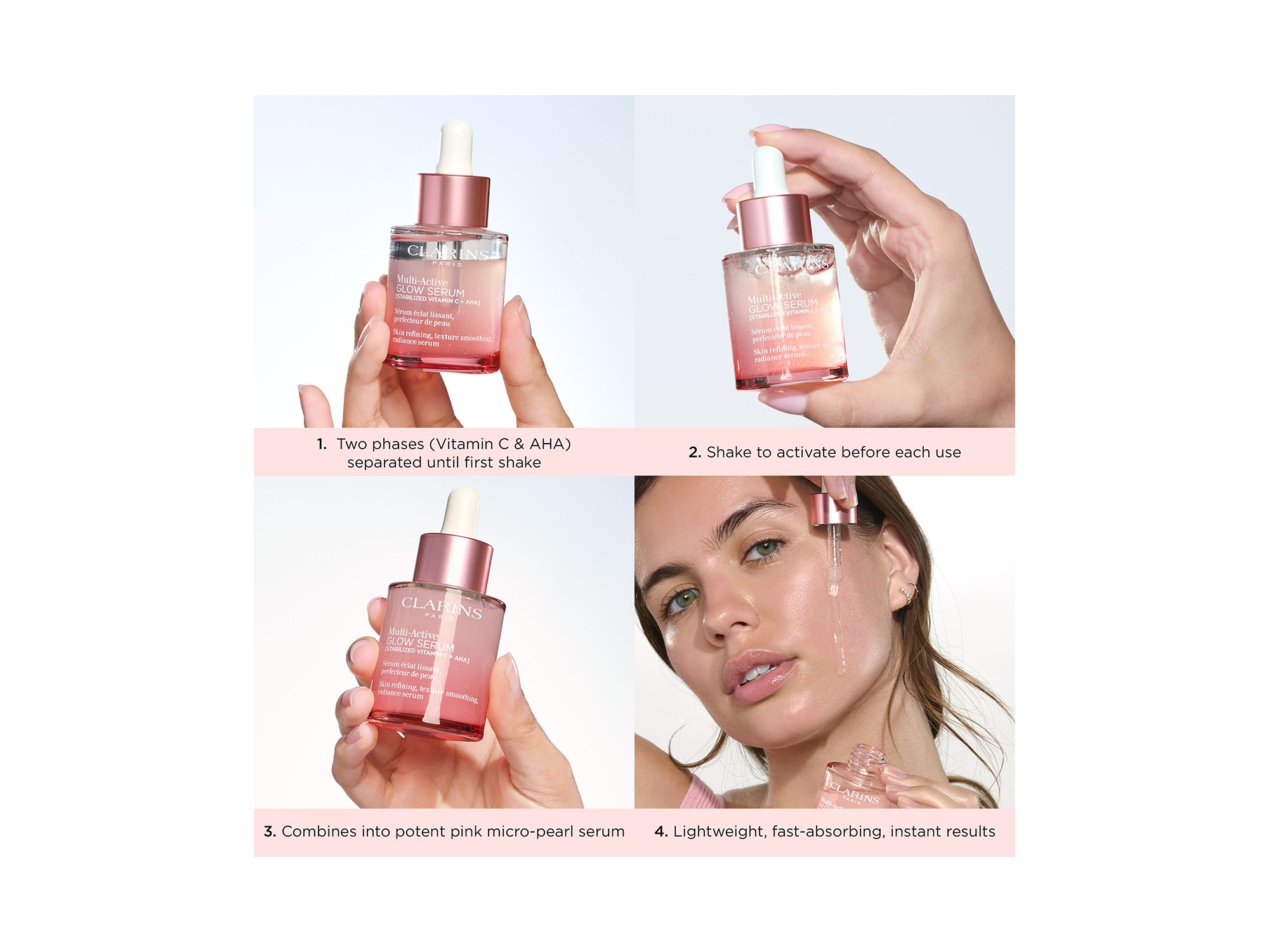 Multi Active Brightening Glow Serum with Vitamin C + AHA 1 oz. — Image 7