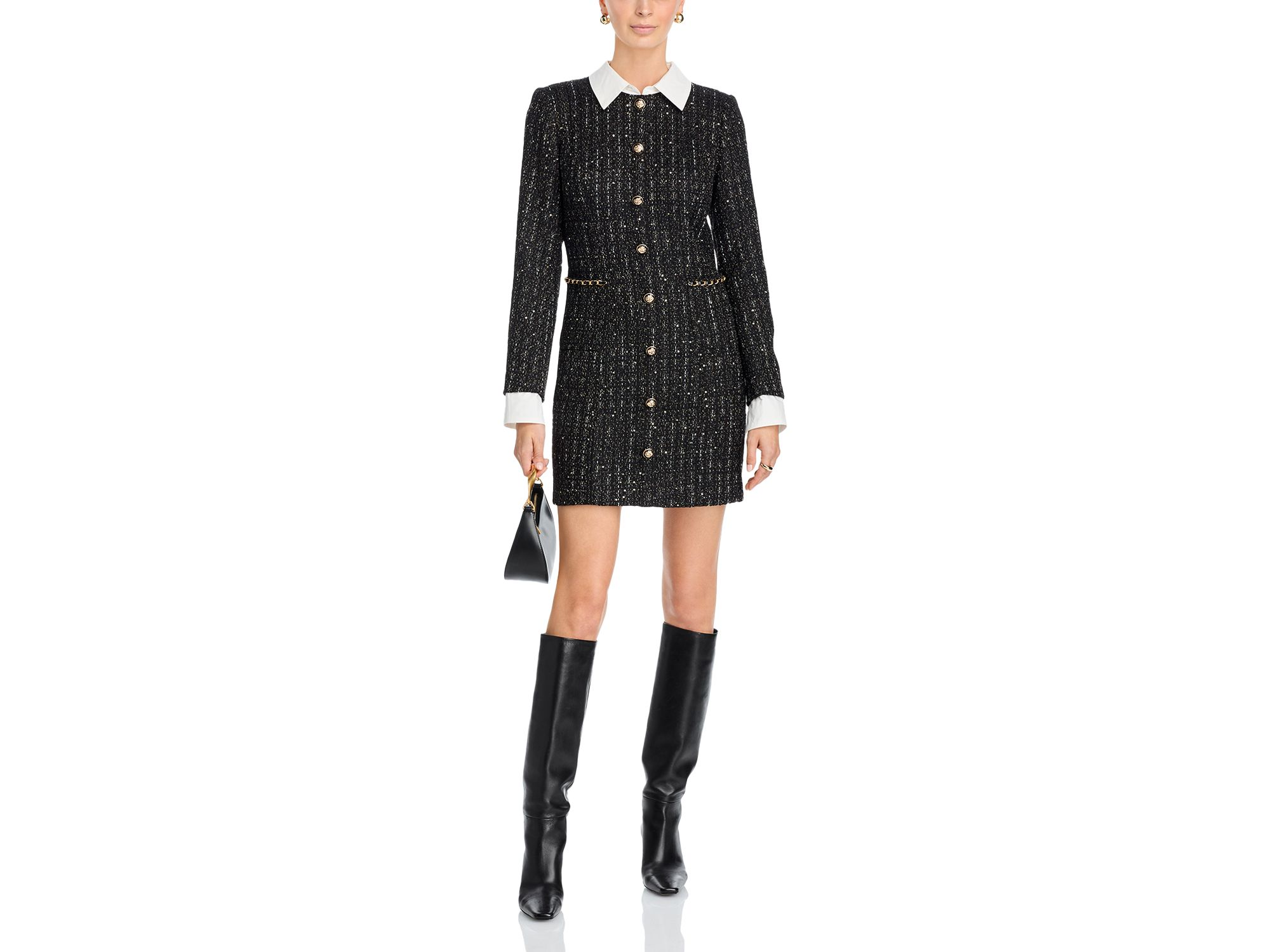 Tweed Mini Dress - Exclusive — Image 5
