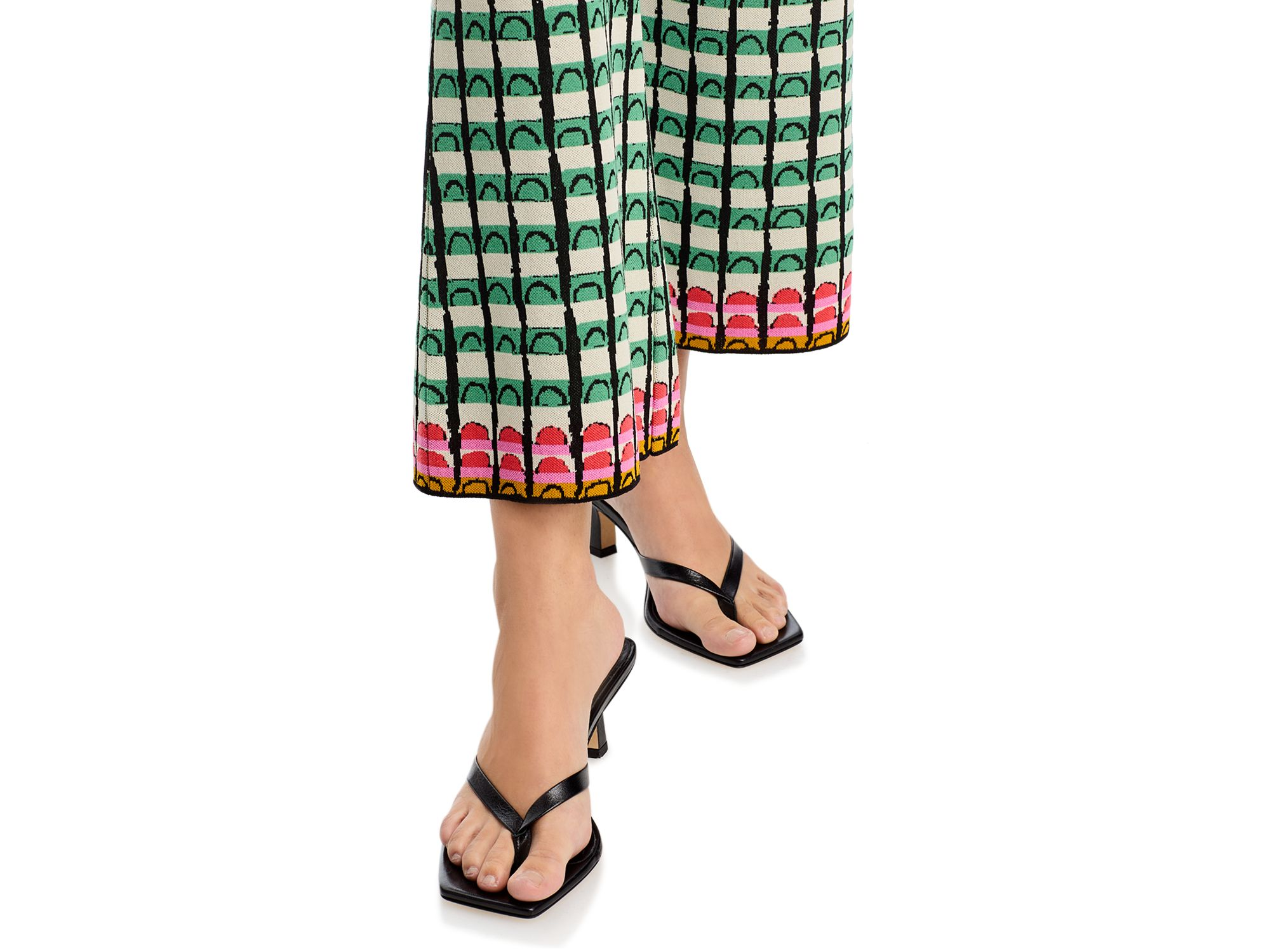 Plaid Knit Pants — Image 3