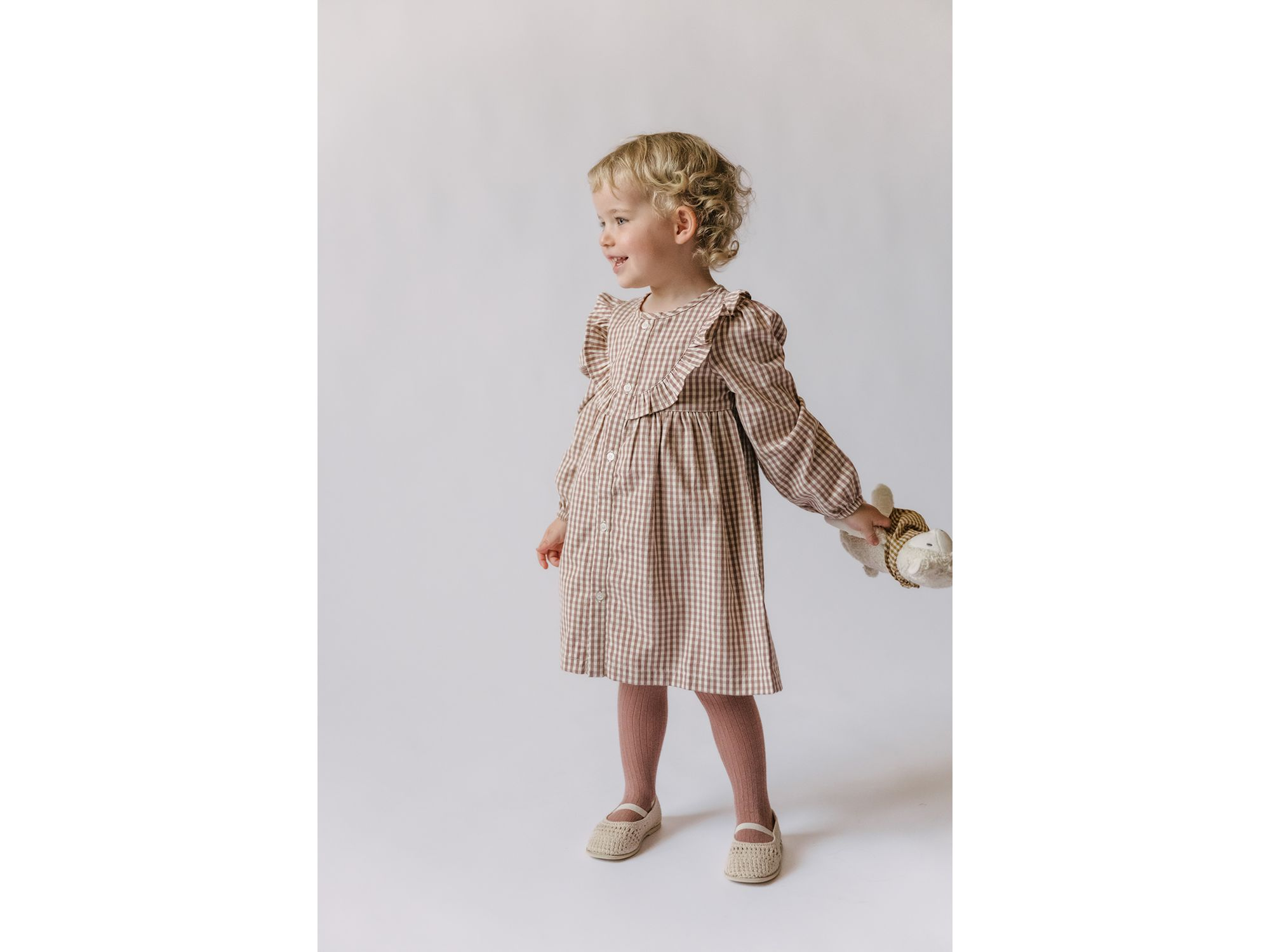 Girls' Gingham Dress - Baby, Little Kid — Image 5