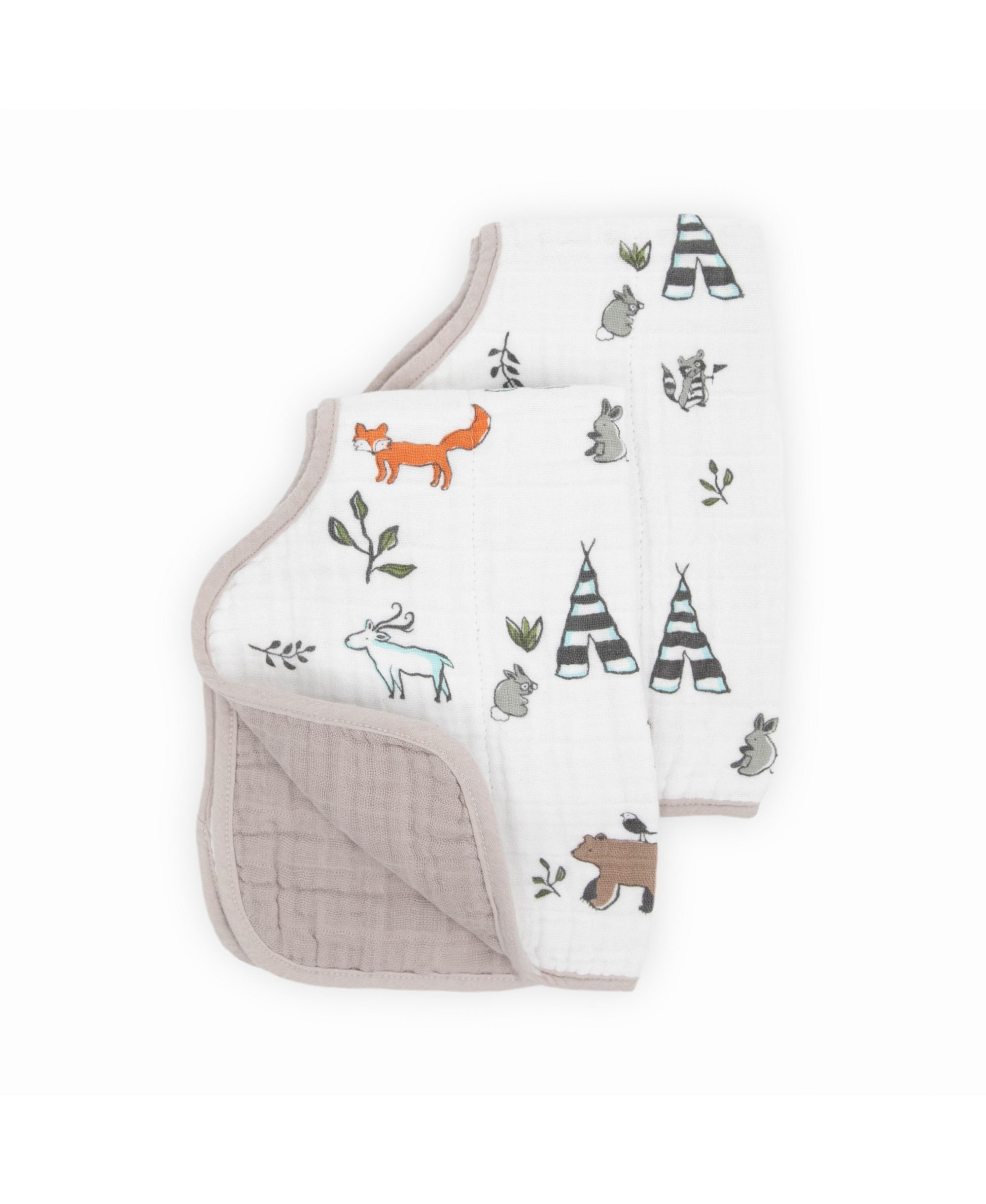 Unisex Cotton Muslin Burp Cloth 2 Pack - Baby — Image 4