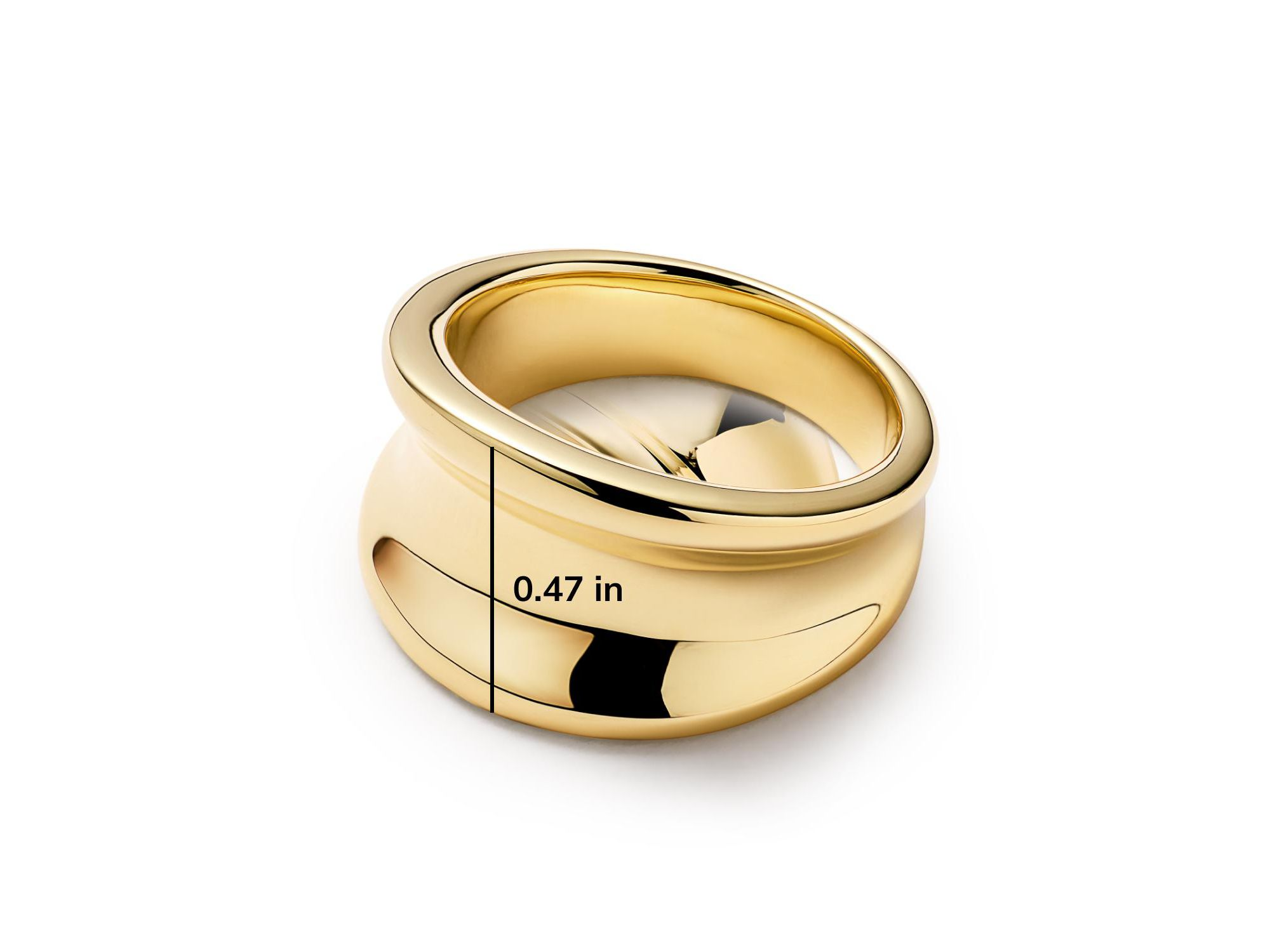 Wade Gold Band Ring — Image 4