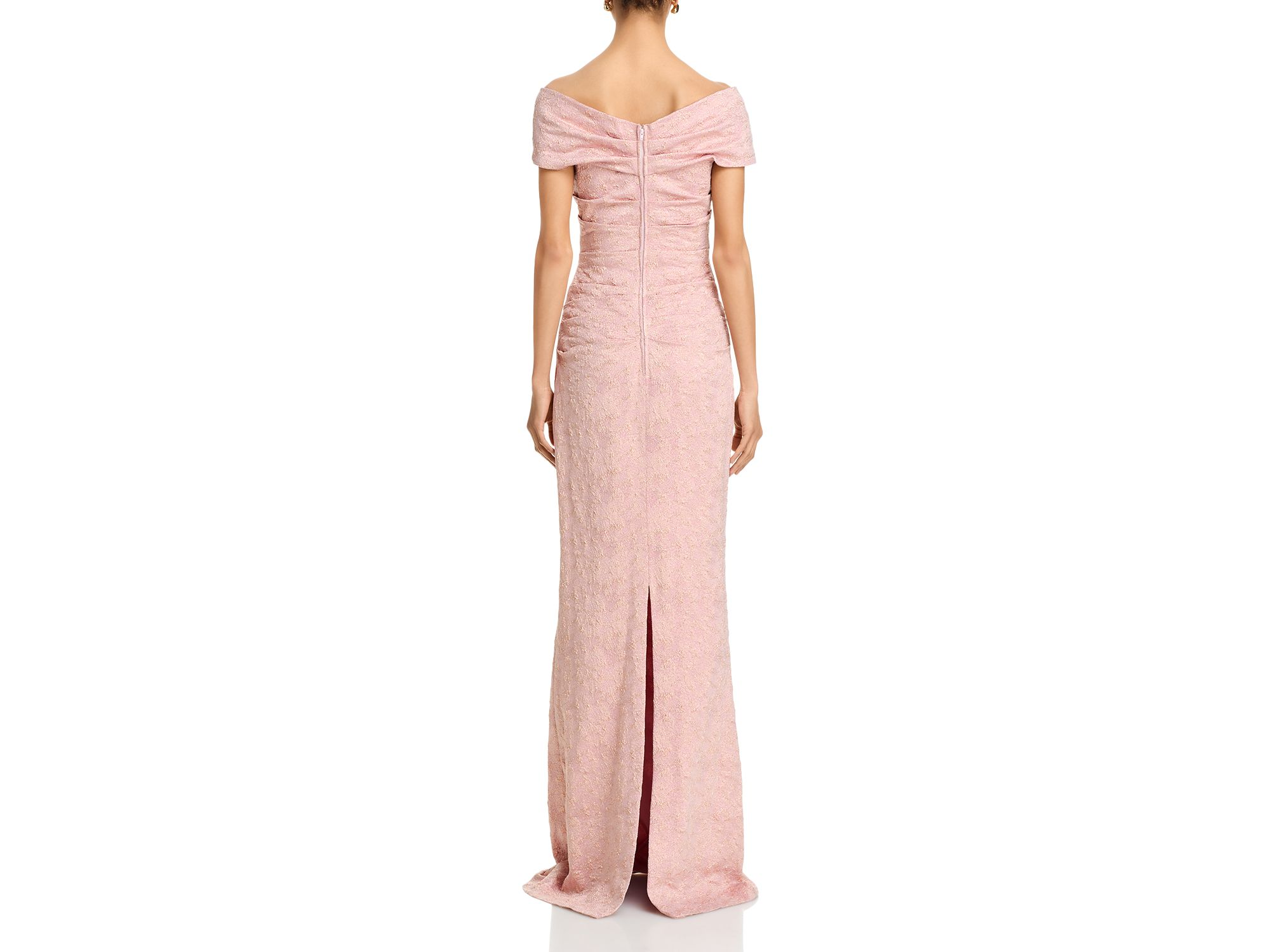 Metallic Jacquard Gown — Image 3