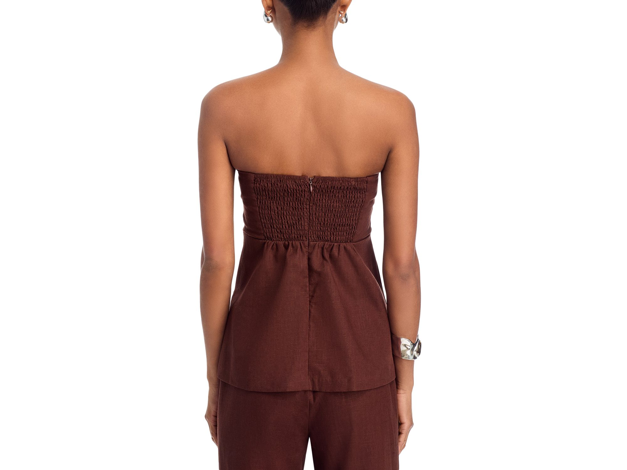 Barbara Smocked Strapless Top & Barbara Pants — Image 4