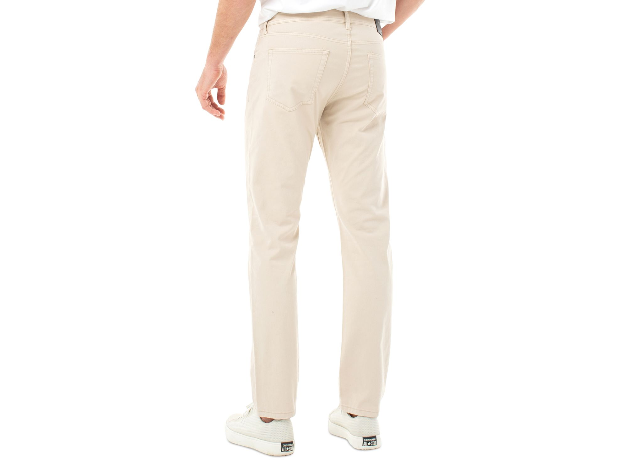 Regent Cotton Stretch Twill Relaxed Straight Fit Pants — Image 4