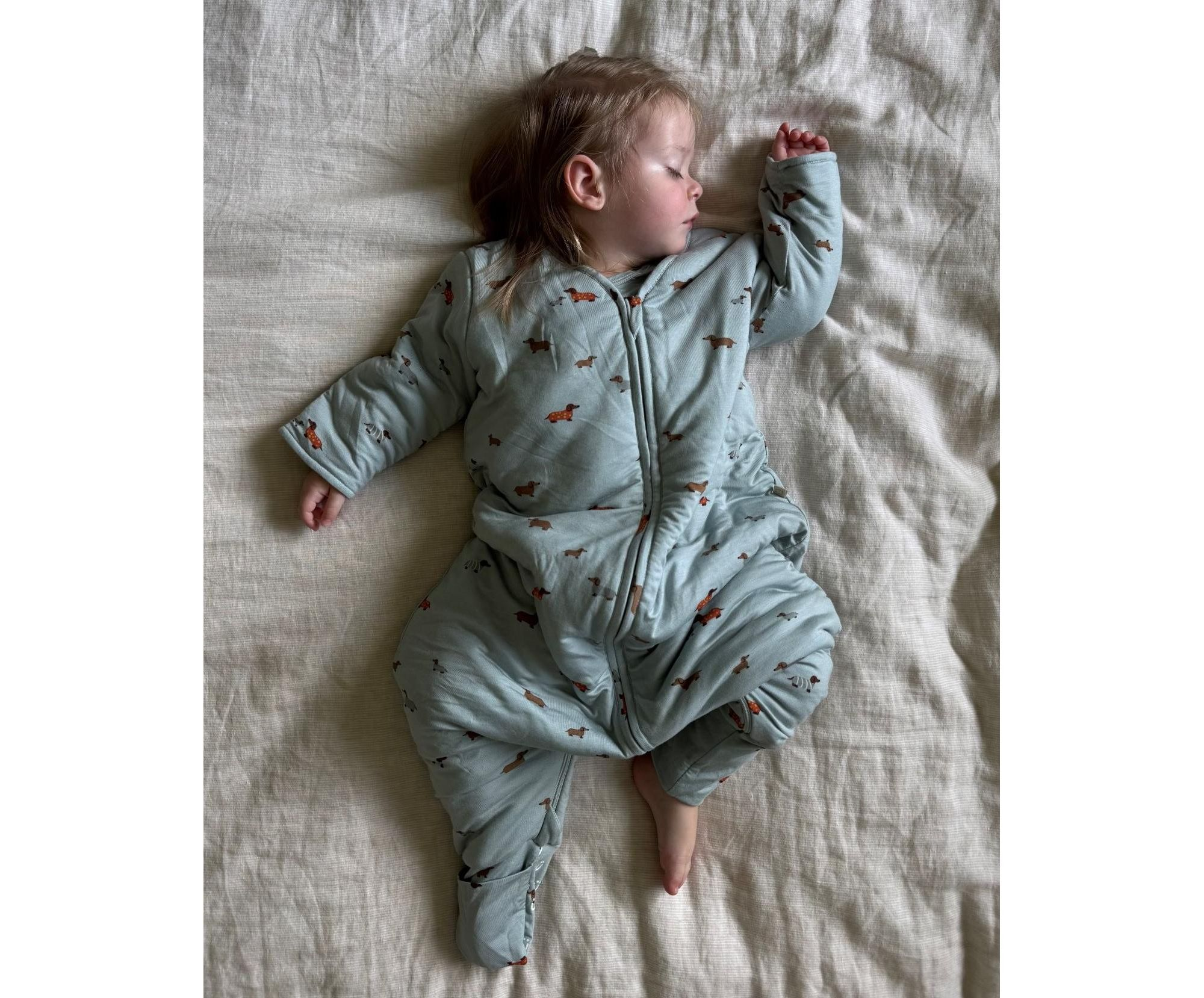 Unisex Baby Long Sleeve footie Sleep Bag Duvet 2.5 TOG- Baby, Little Kid — Image 3