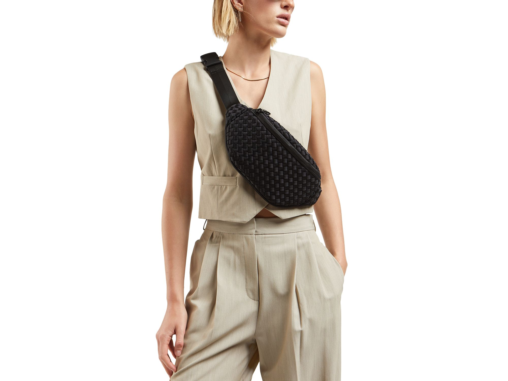Aim High Medium Woven Neoprene Belt Bag — Image 4