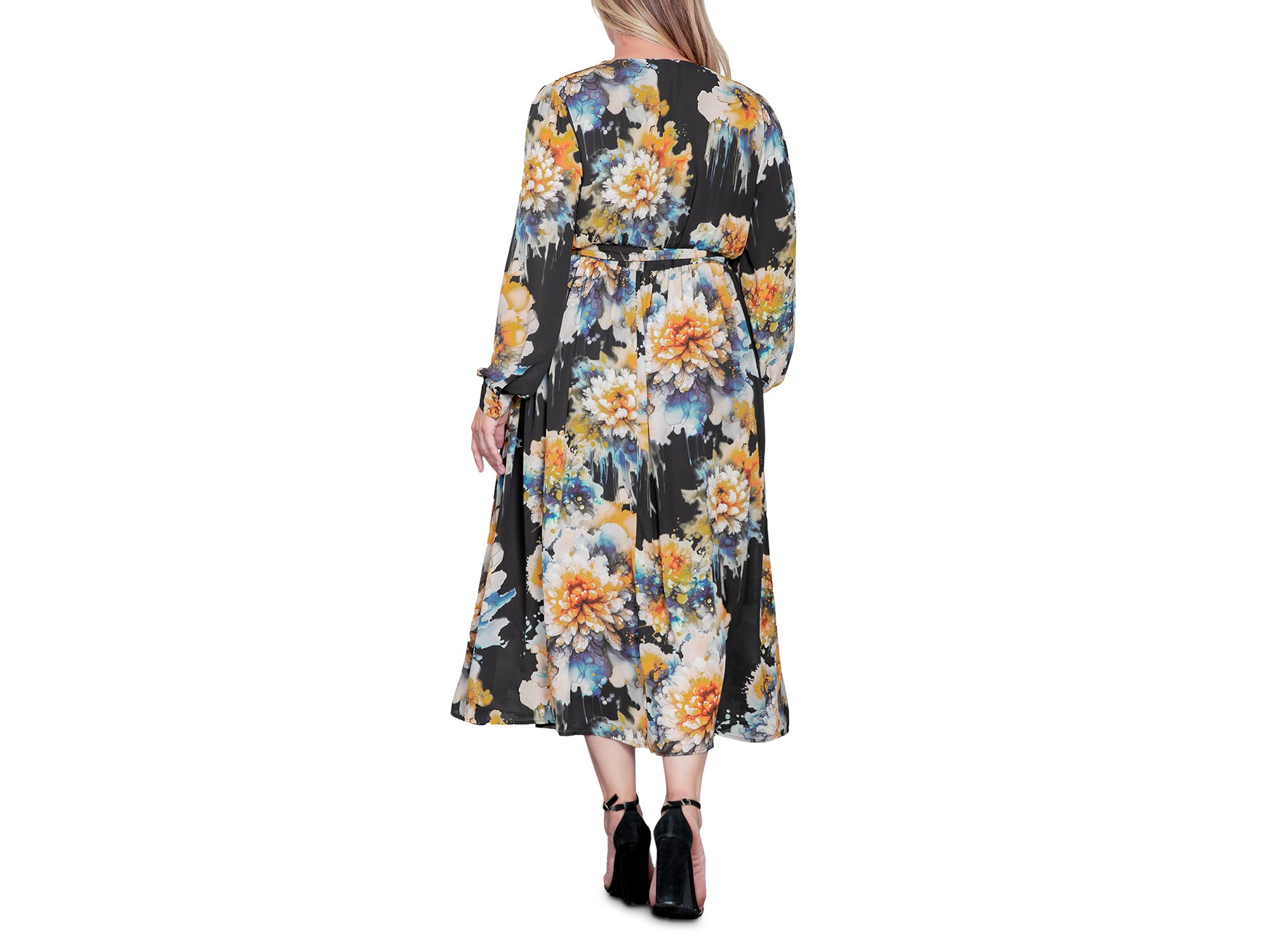 Plus Size Wrap Maxi Dress — Image 4