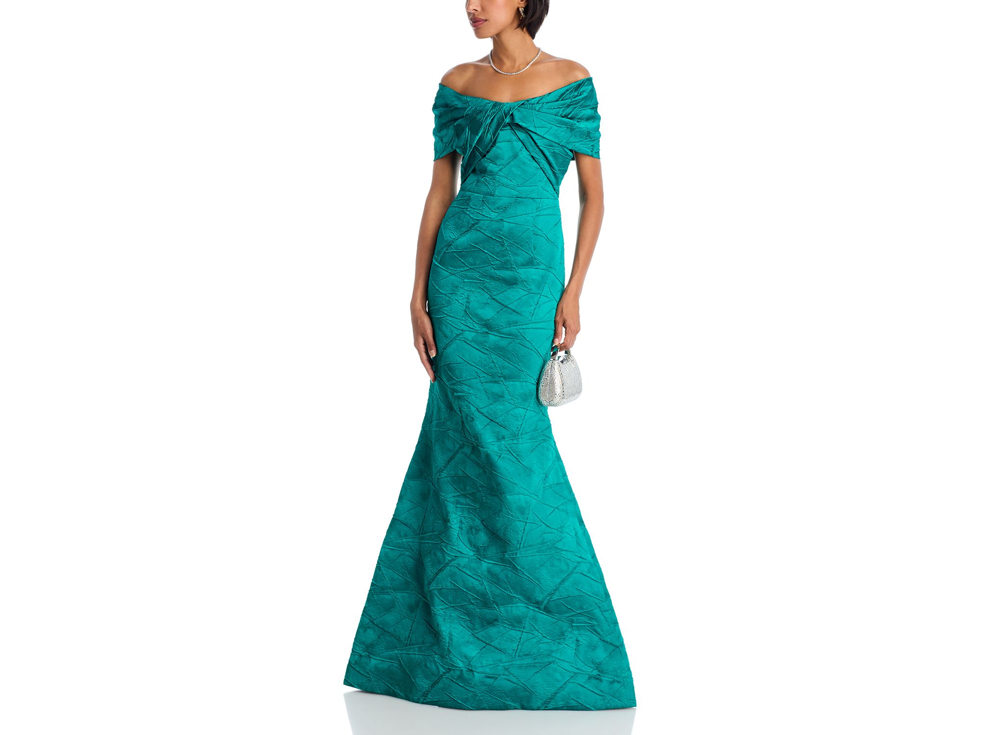 Textured Mermaid Gown — Image 3