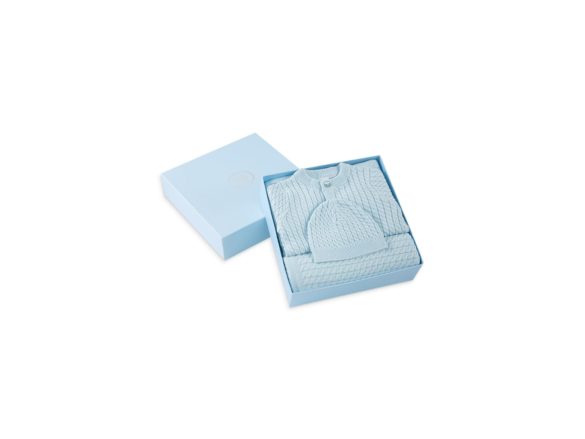 Cable Sweater, Hat & Blanket Gift Box - Baby — Image 7