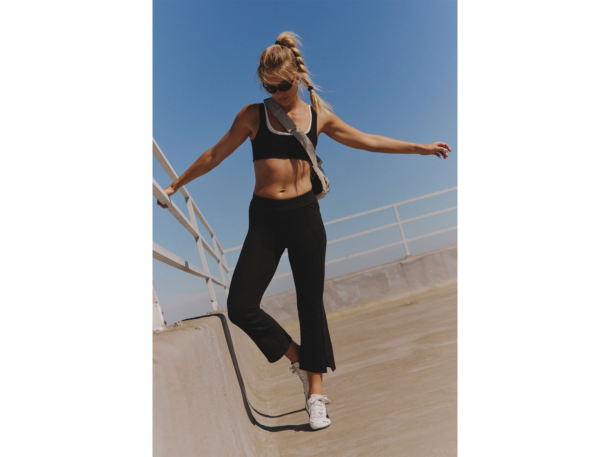 Tryouts Cropped Flare Pants — Image 5
