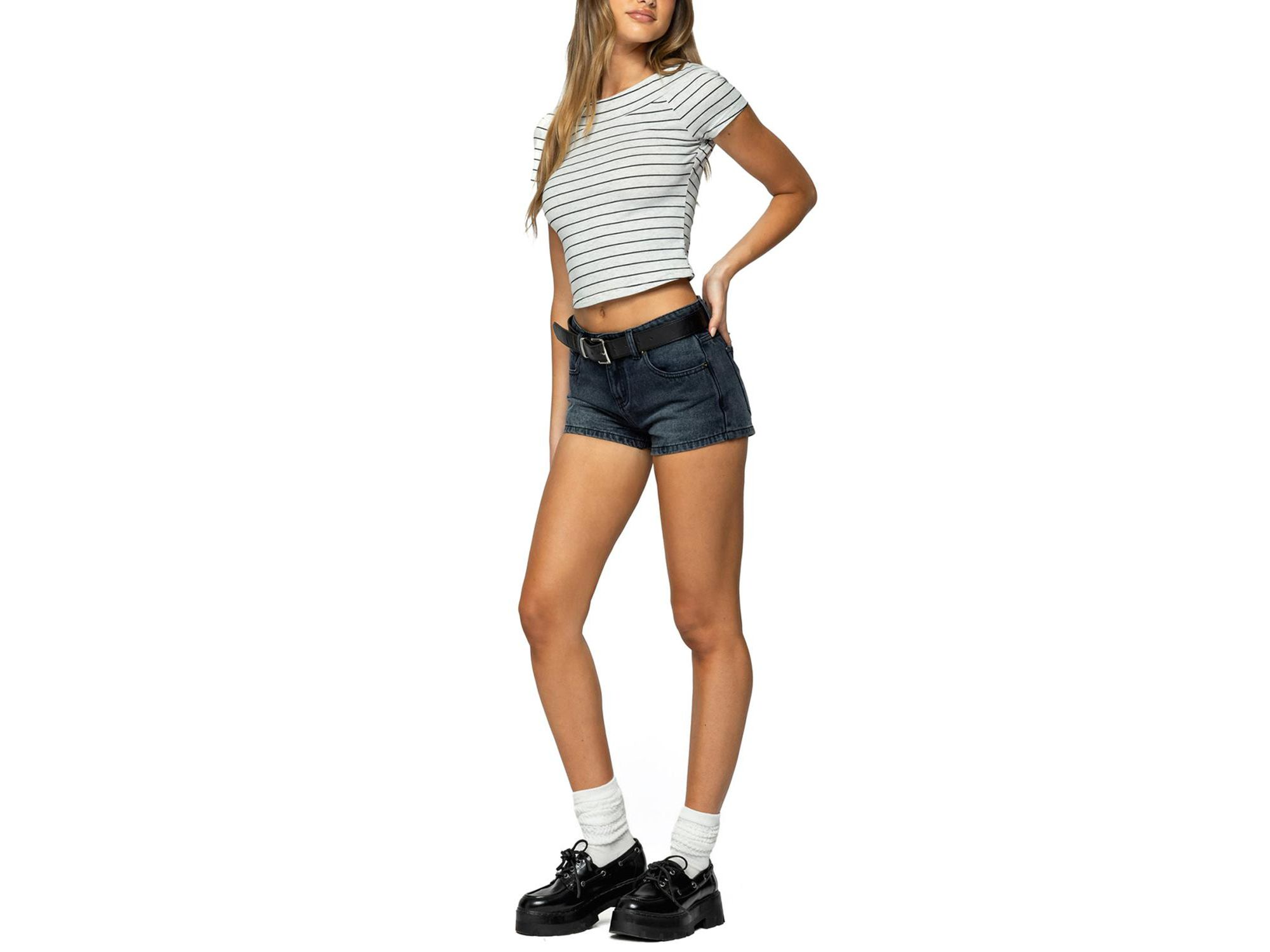 Lihi Striped Boat Neck Top — Image 3
