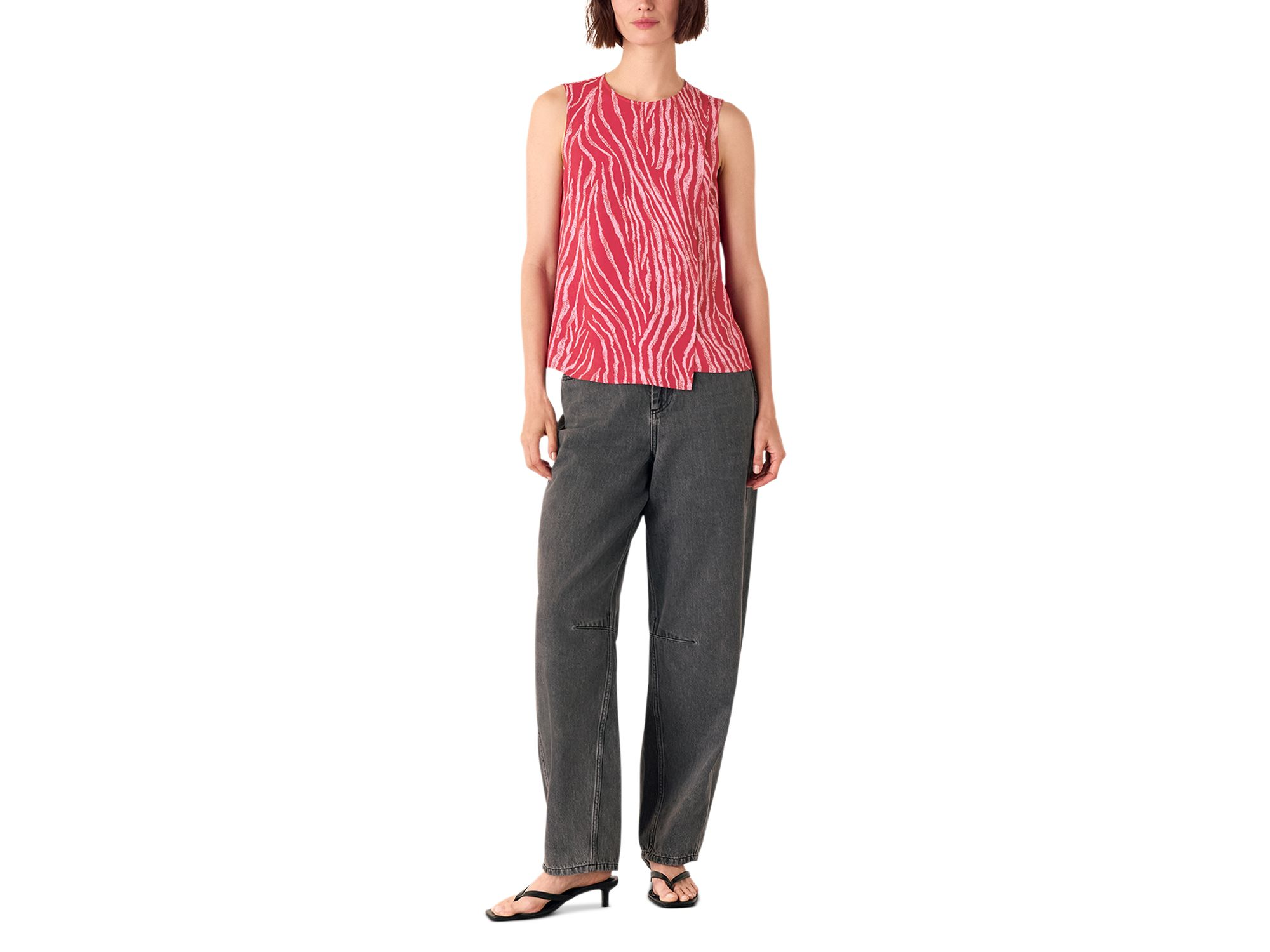 Zebra Layered Tank Top — Image 5