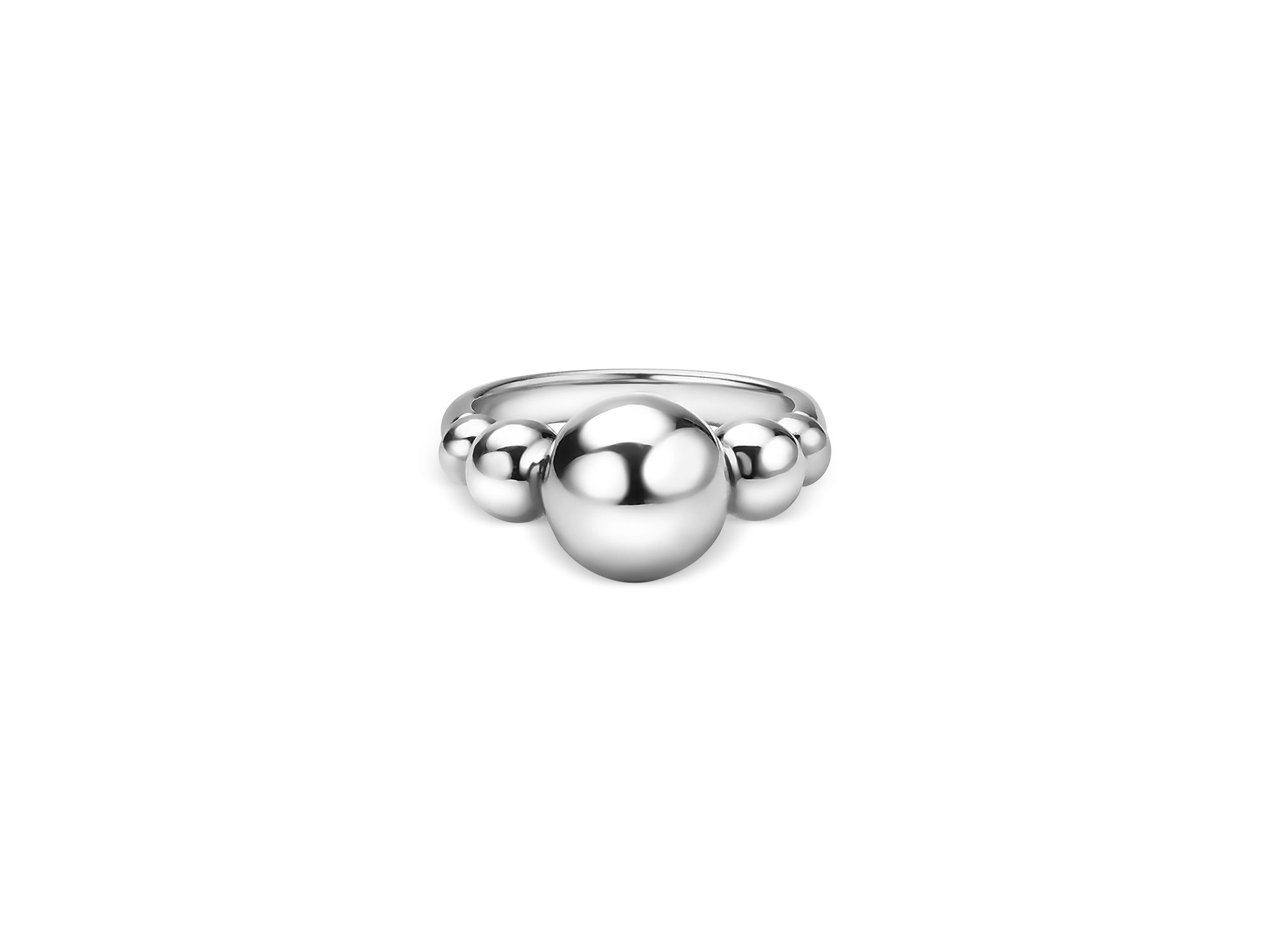 Sterling Caviar Bubbly Beaded Ring — Image 4