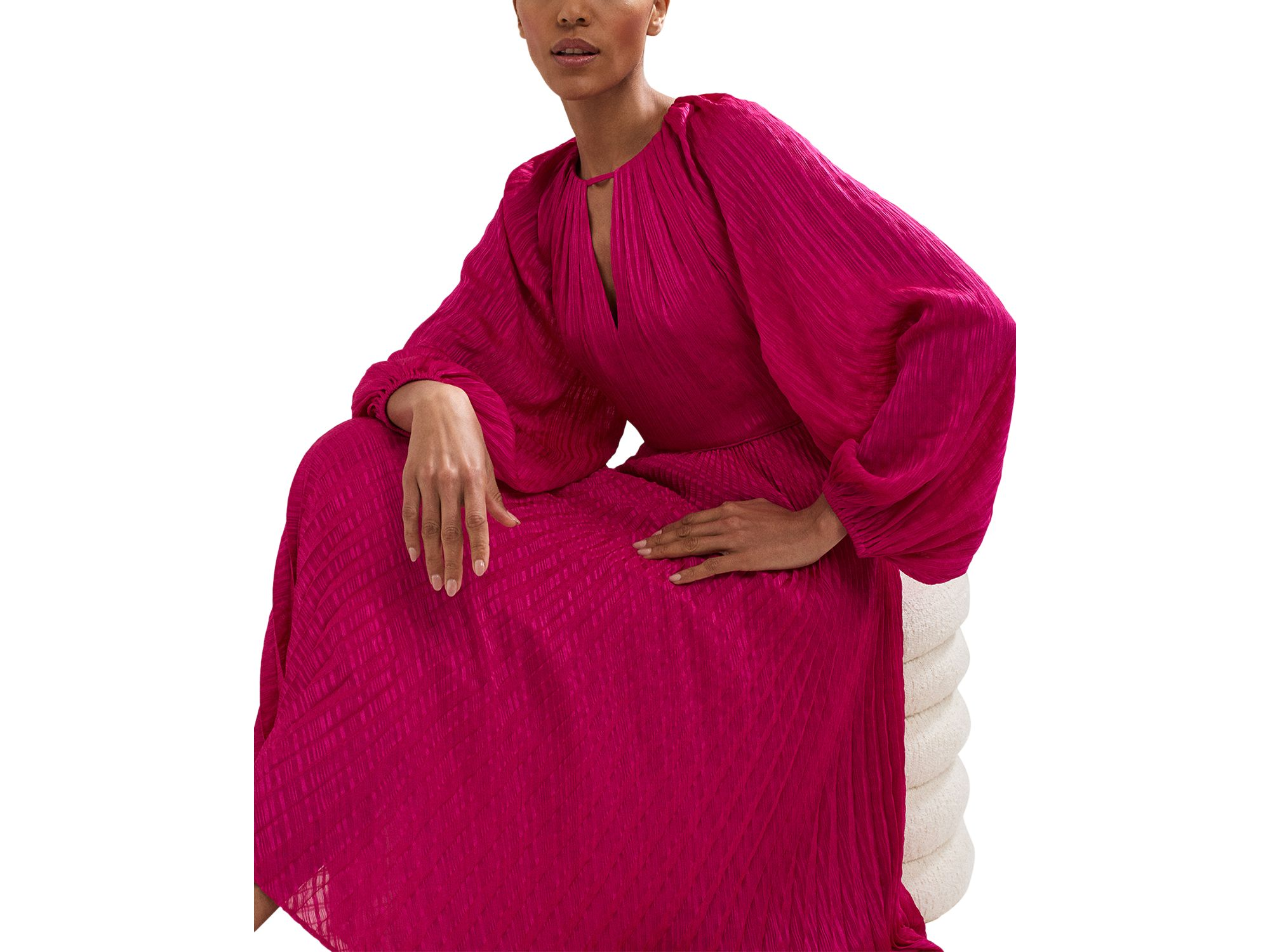 Faye Textured Dress — Image 4