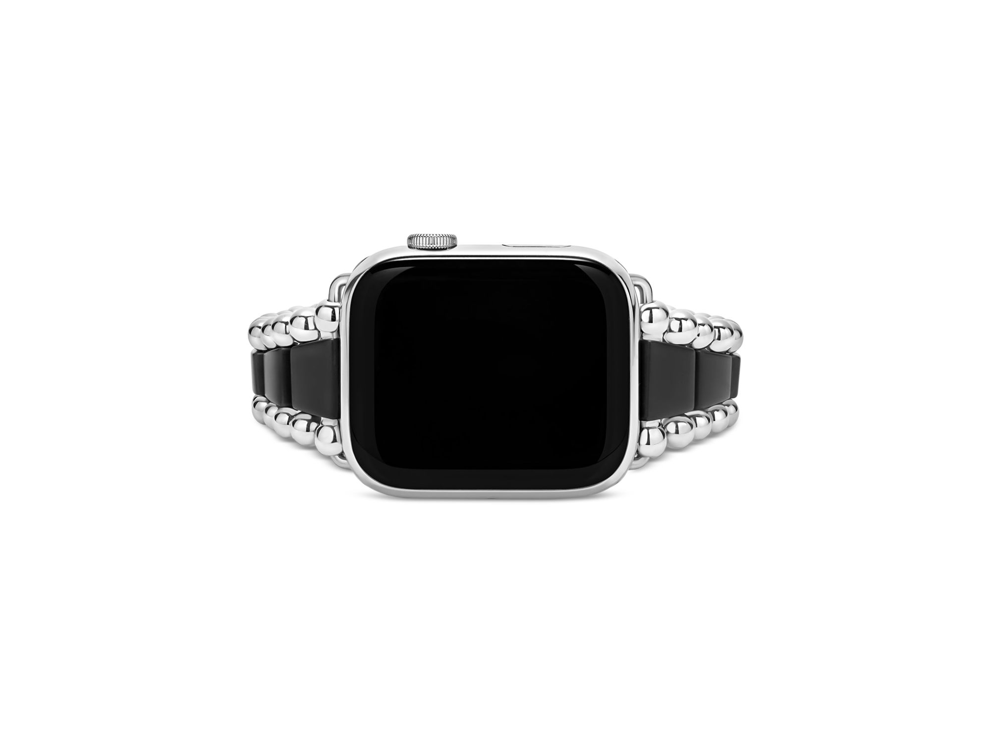 Smart Caviar Black Ceramic & Stainless Steel Apple™ Watch Bracelet, 42mm - Exclusive — Image 5