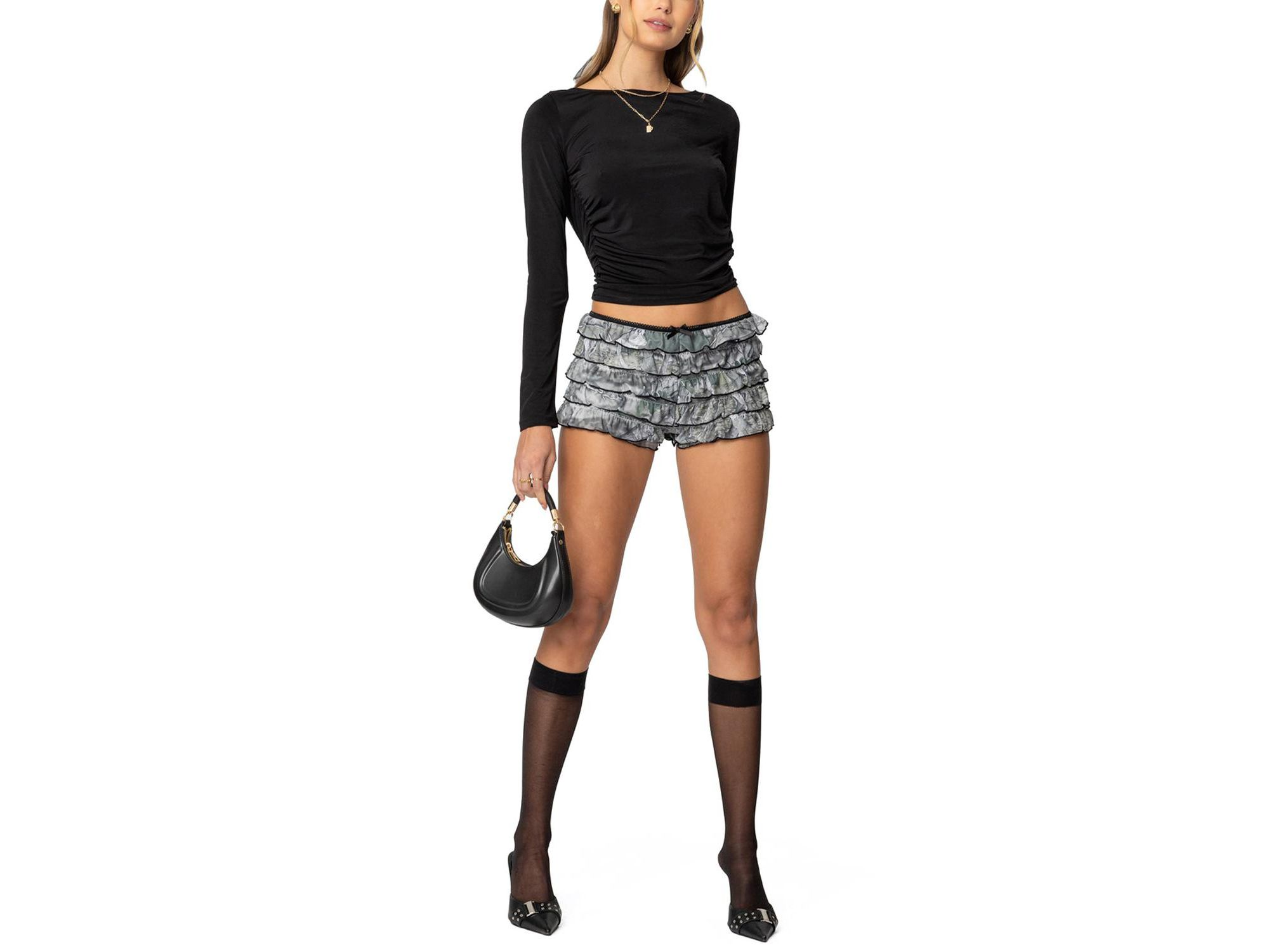 Kristy Open Cowl Back Top — Image 3