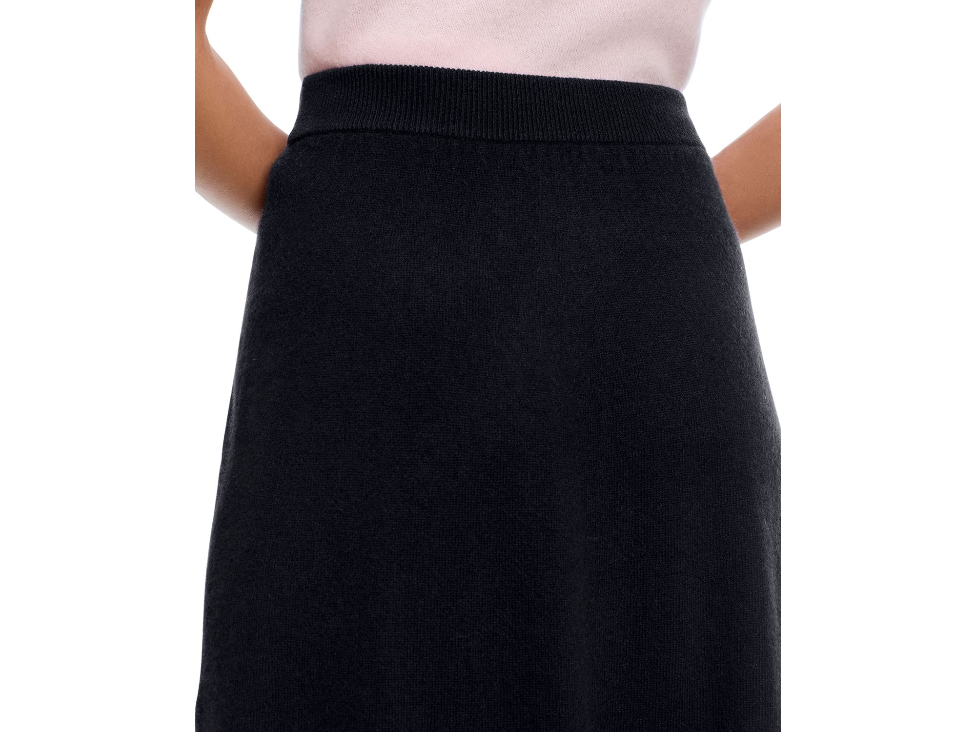 100% Cashmere Midi Skirt - Exclusive — Image 3