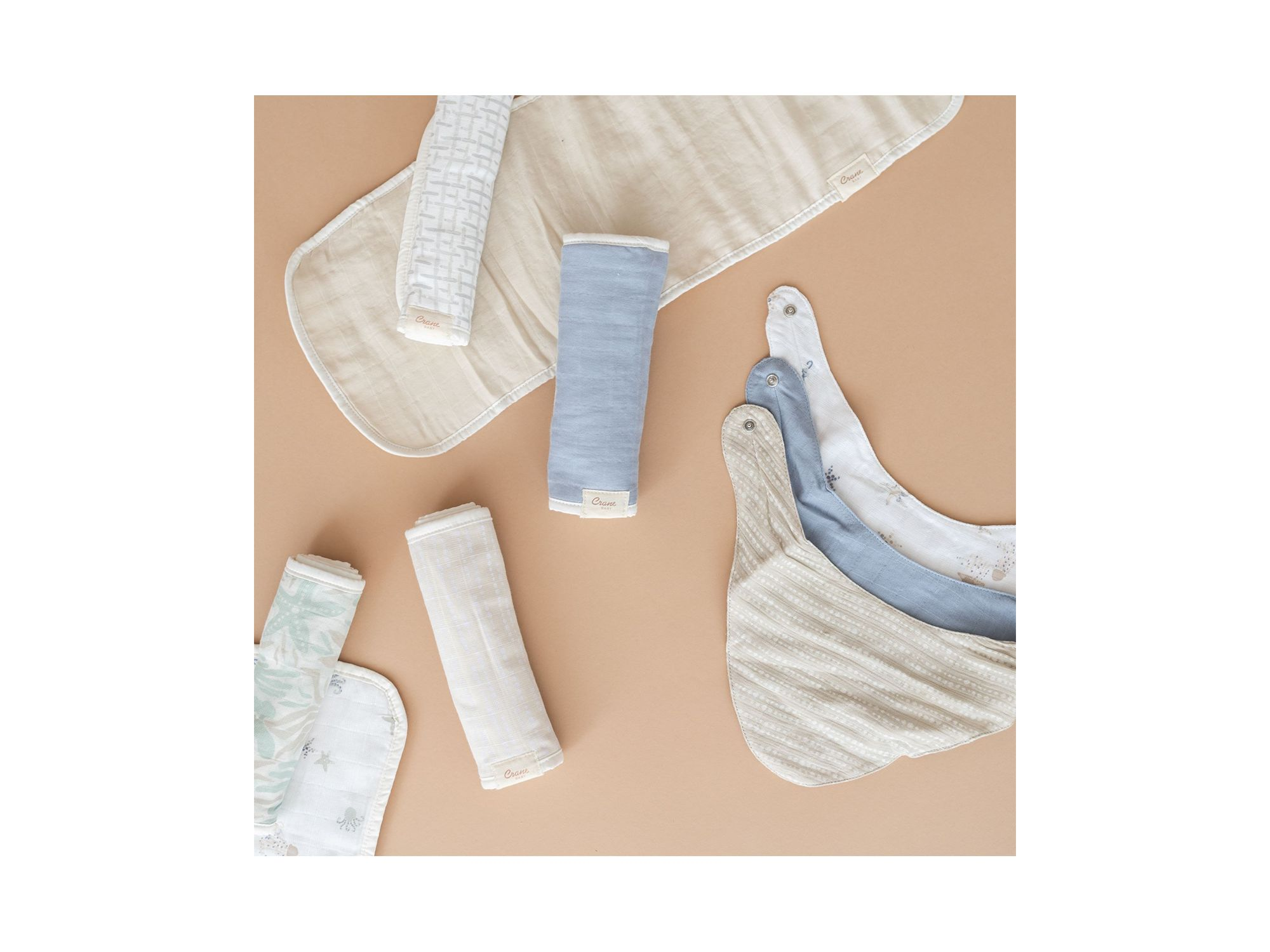 Cove Beach Life Baby Burp Cloths, 3 Pack — Image 5