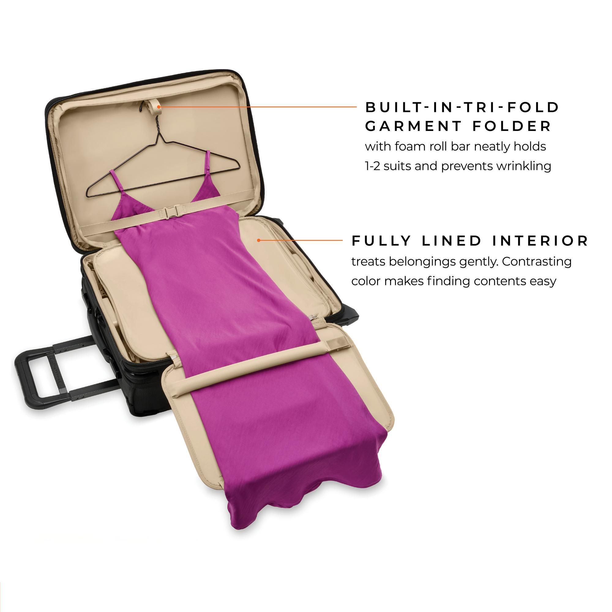 Baseline Global 2 Wheel Carry On Suitcase — Image 12