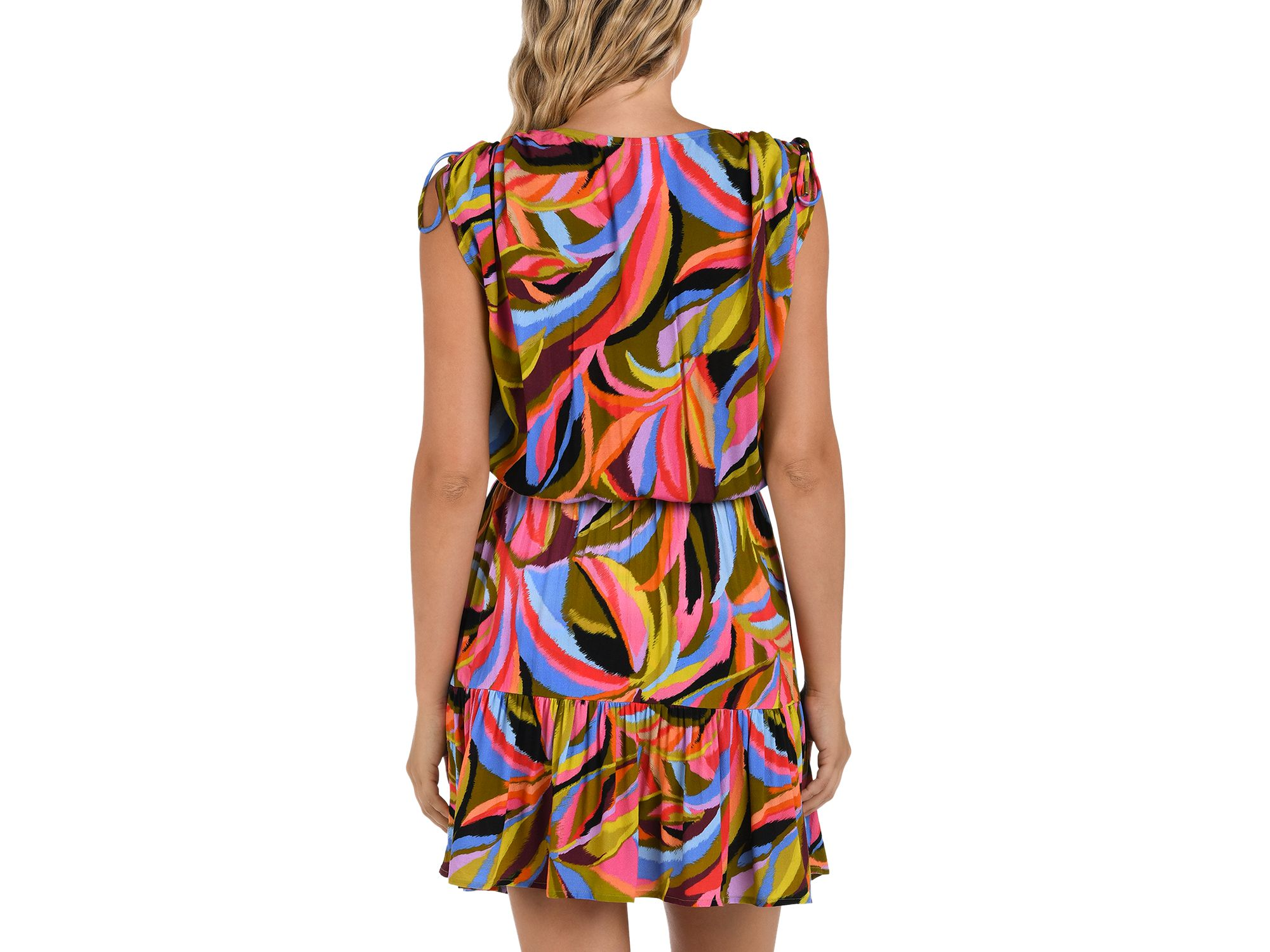 Tropic Waves Swim Cover-Up Dress — Image 3