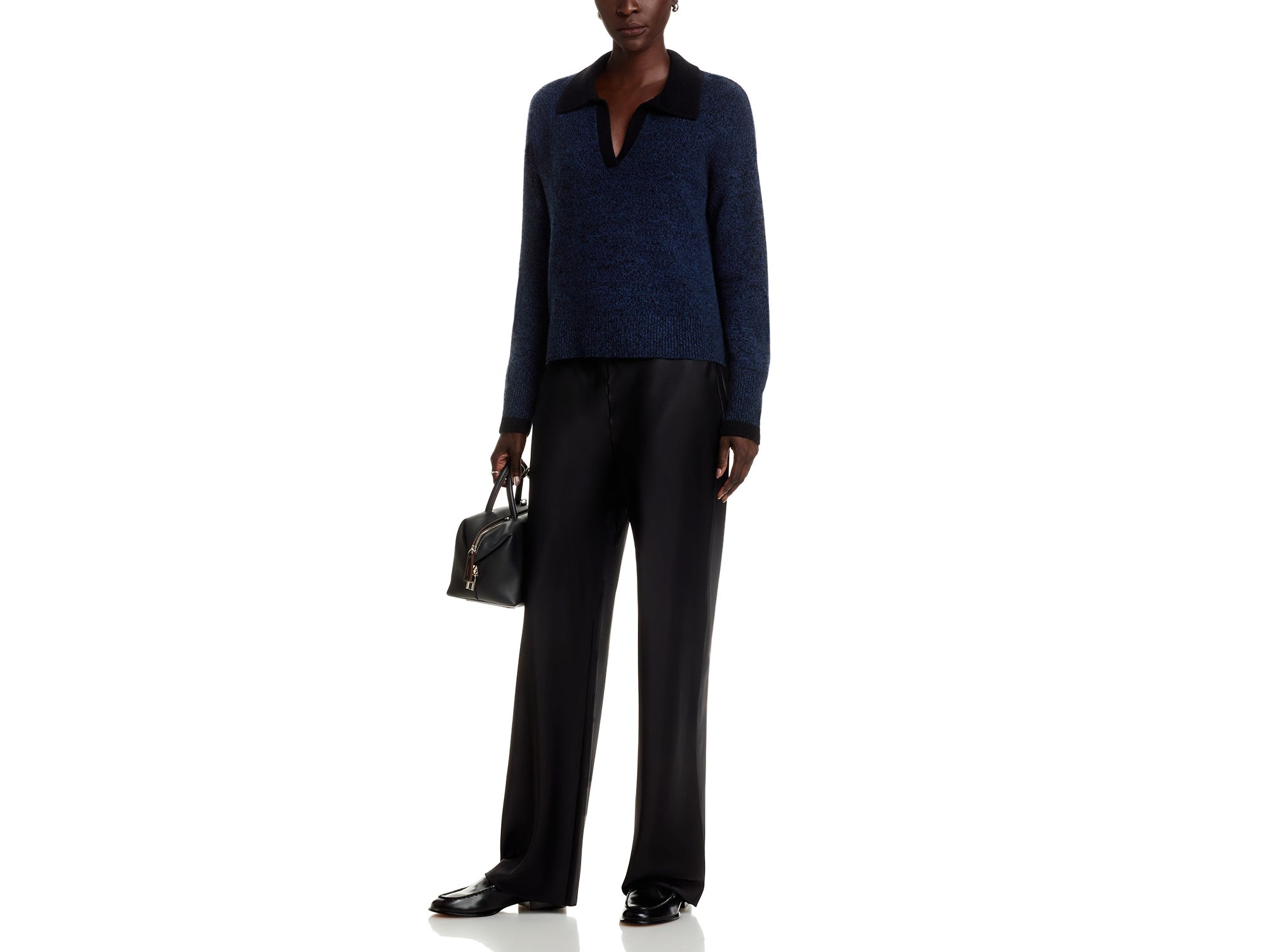 100% Cashmere Polo Neck Long Sleeve Pullover - Exclusive — Image 4