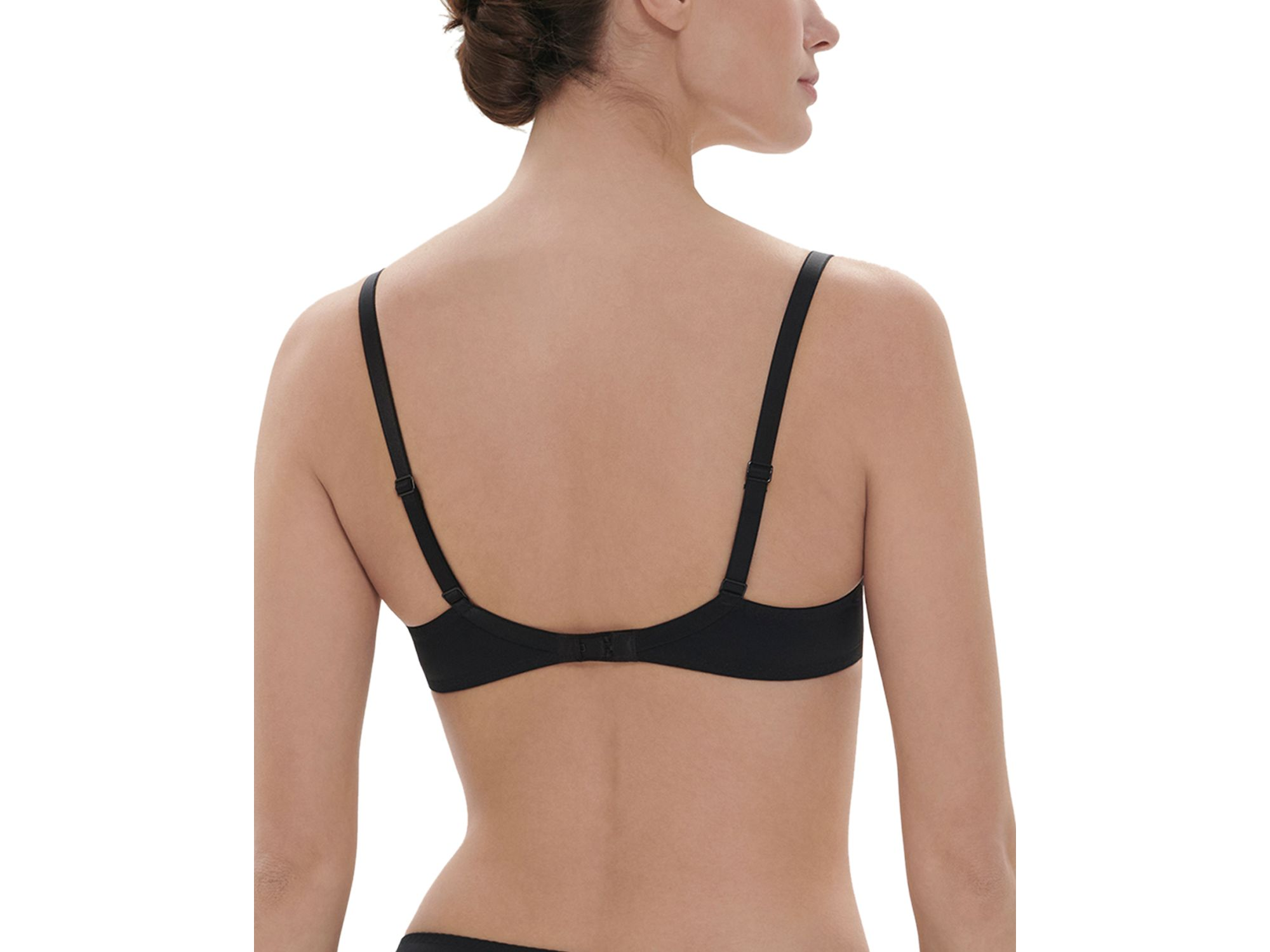 Saga Sheer Plunge Underwire Bra — Image 4