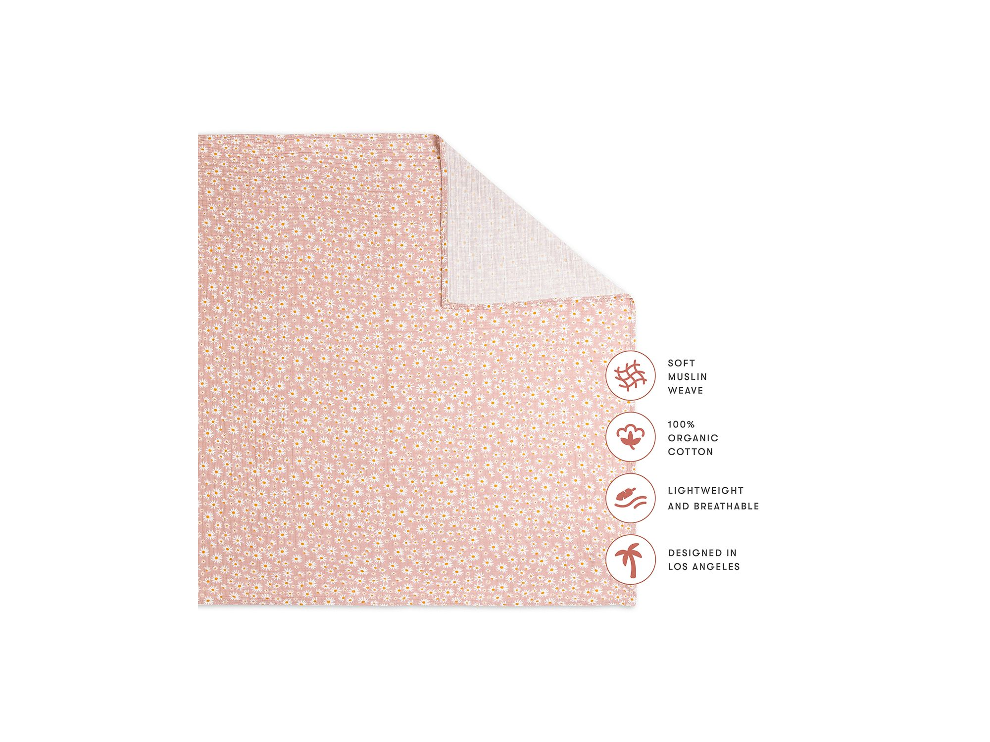Swaddle in GOTS Certified Organic Muslin Cotton — Image 8