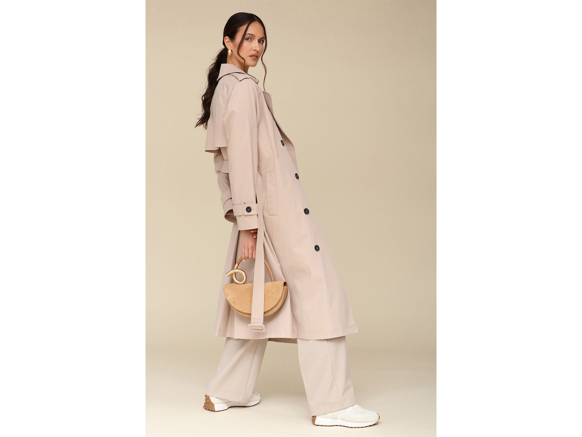 Belted City Trench Coat — Image 5
