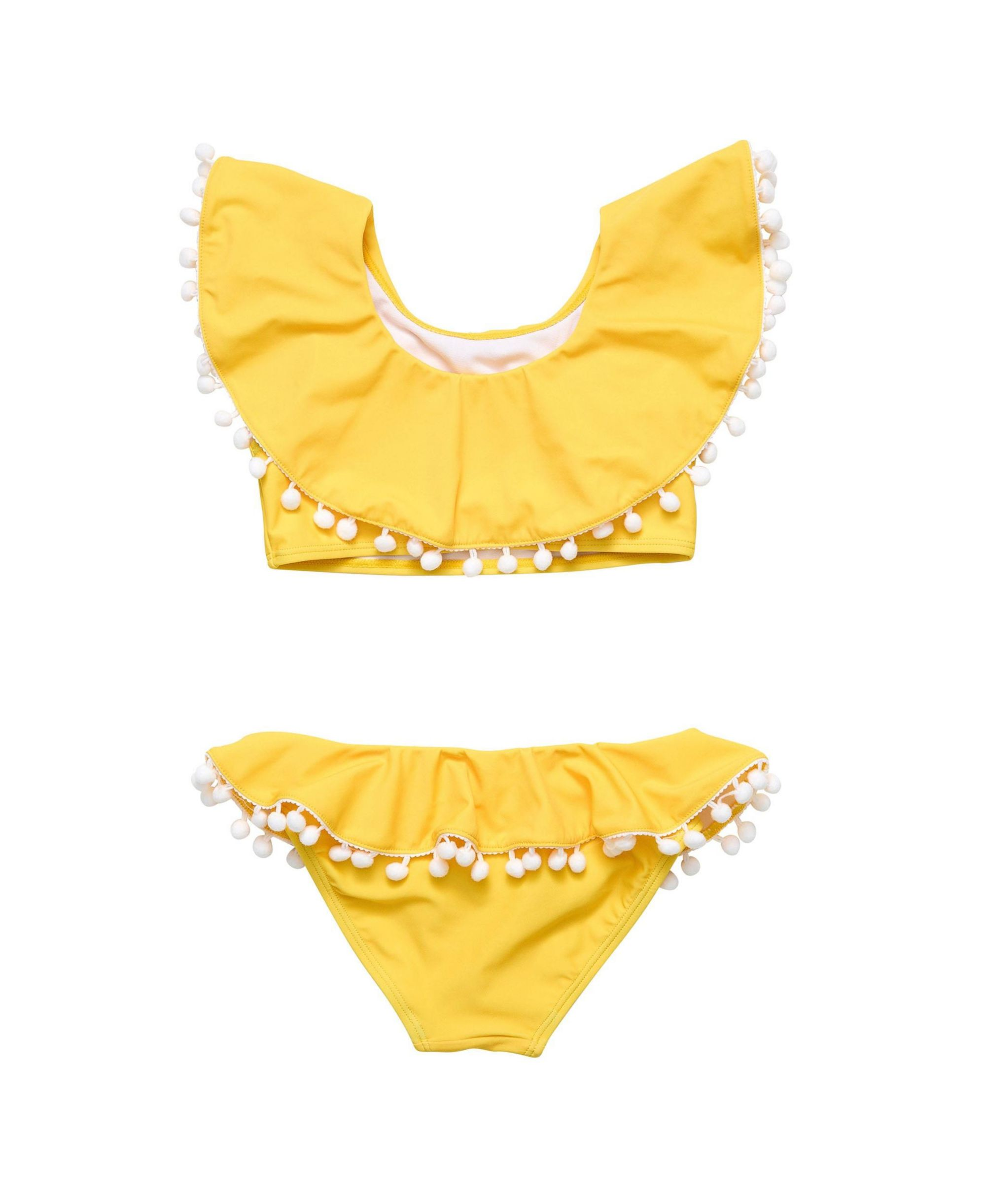 Unisex Hello Yellow Flounce Bikini — Image 3