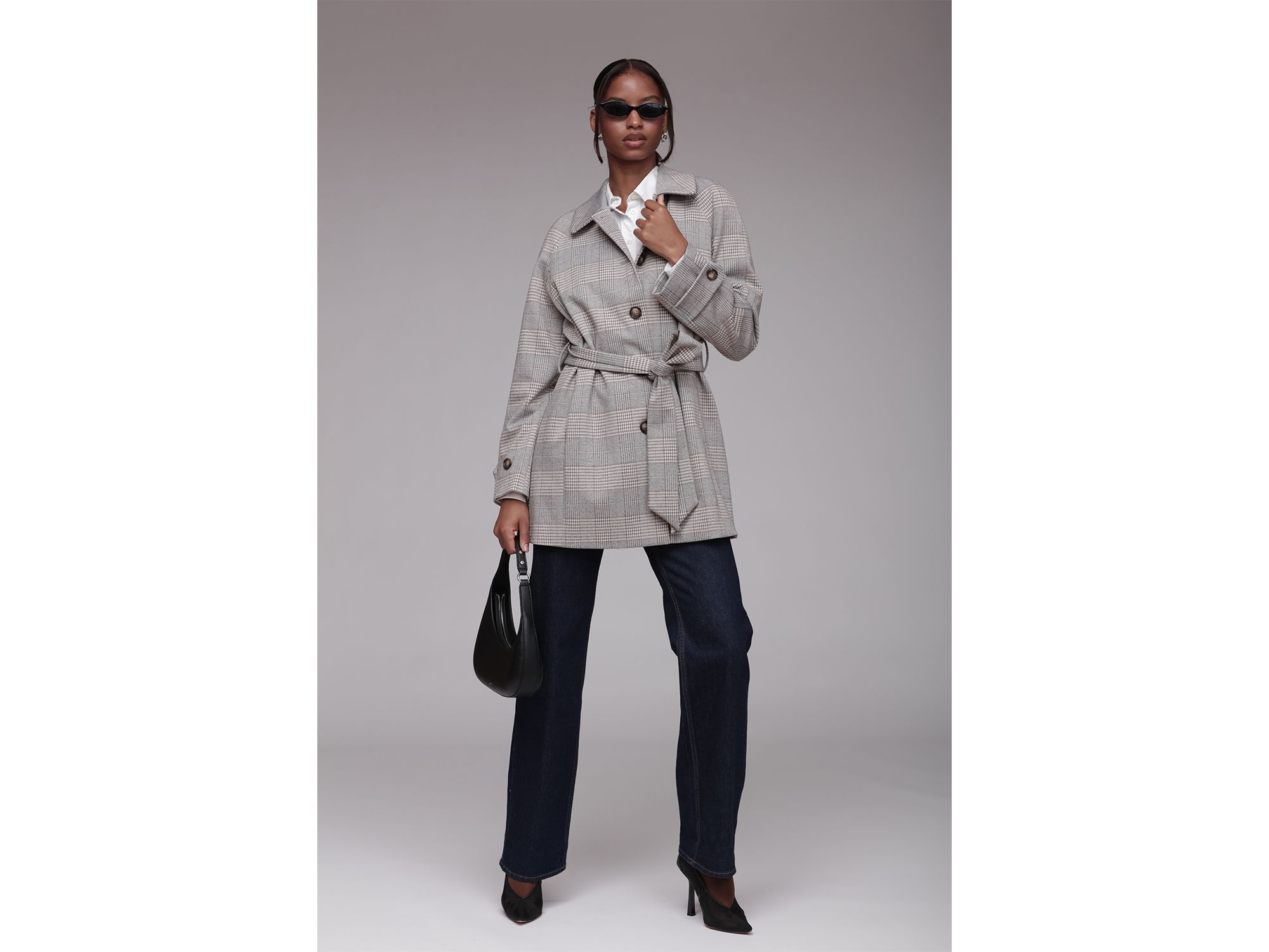 Knit Jacquard Topper Coat — Image 6