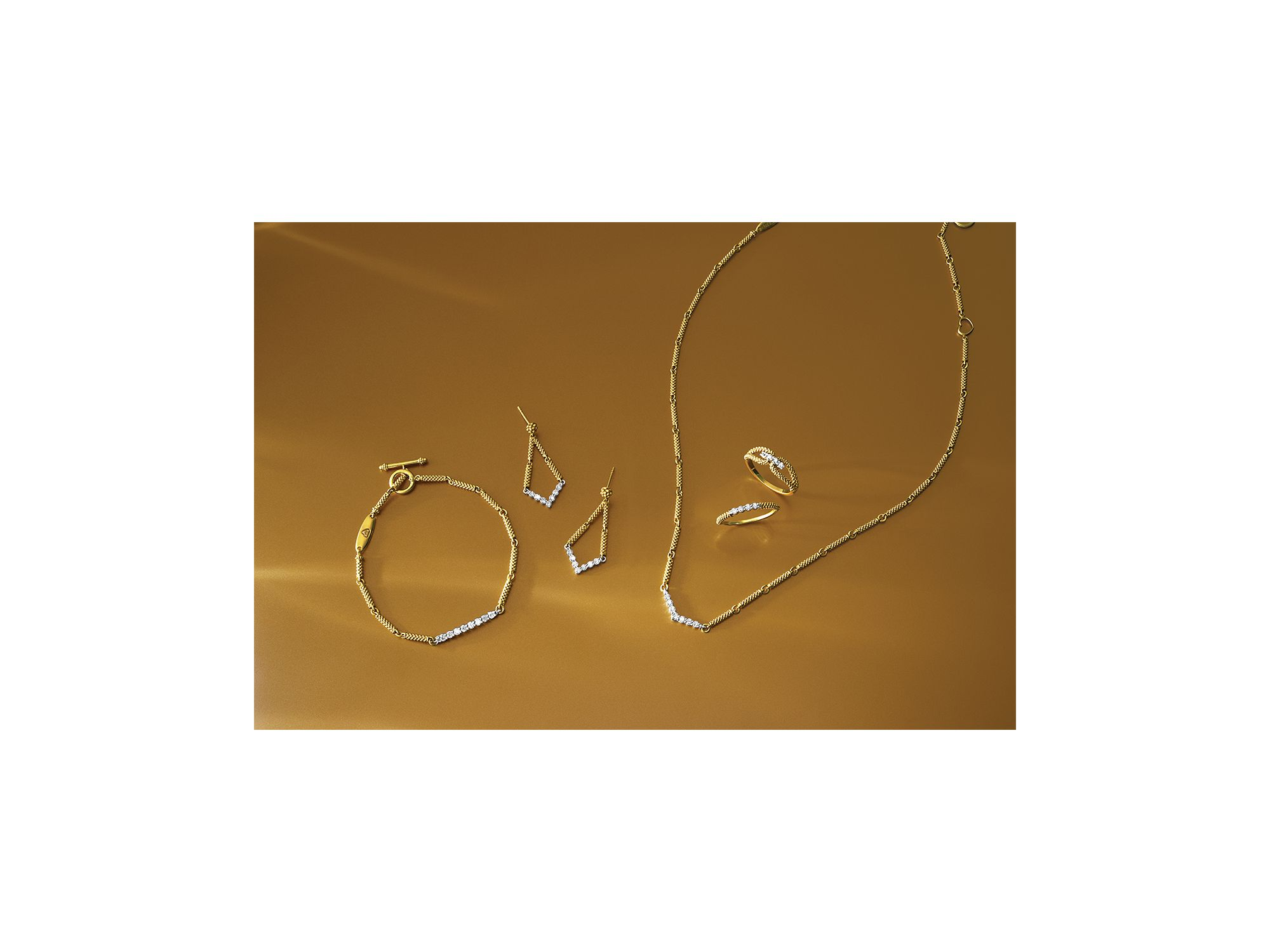 18K Gold & Sterling Silver Signature Caviar Superfine Diamond Bracelets — Image 5