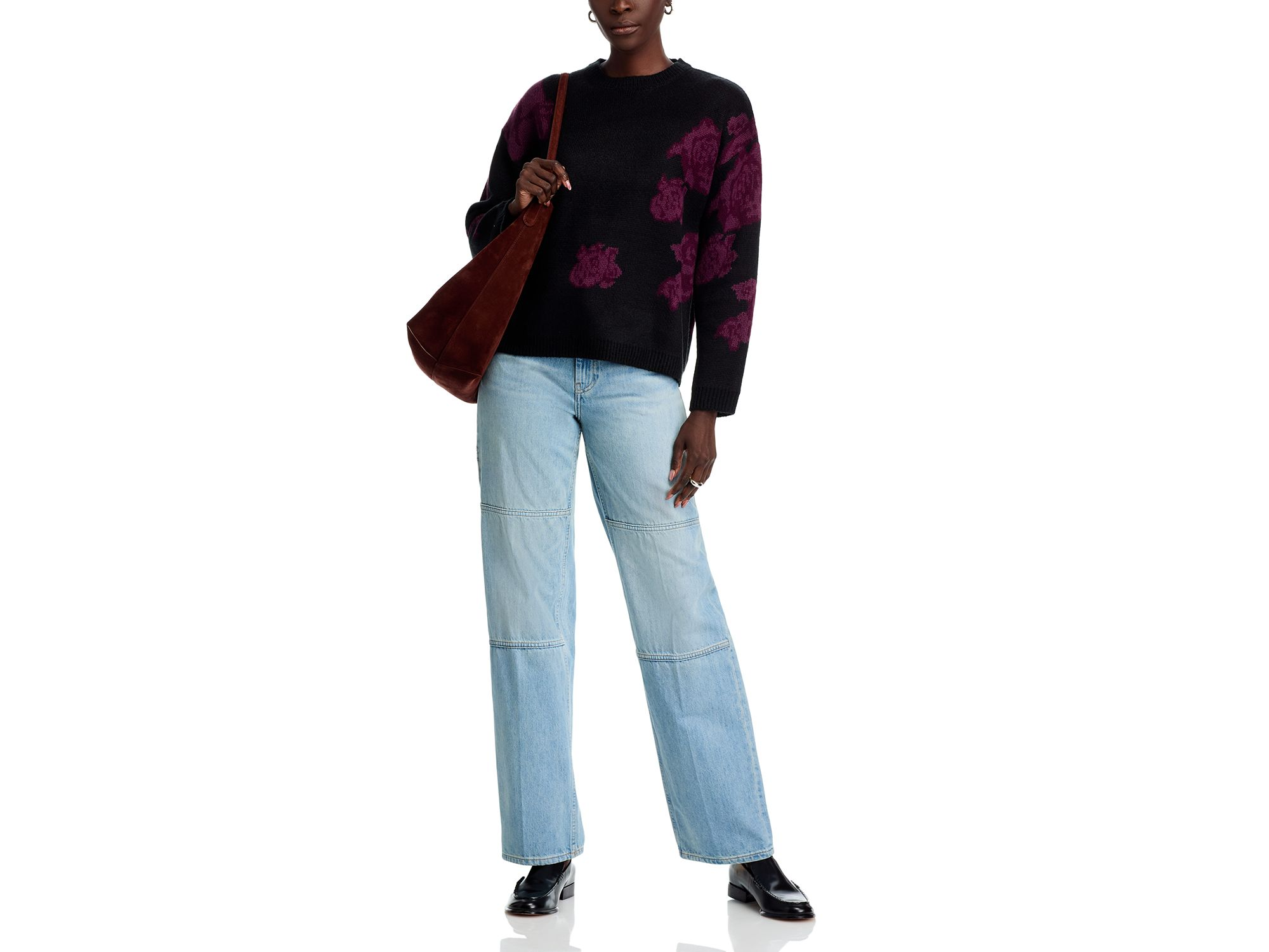 Floral Print Sweater — Image 4