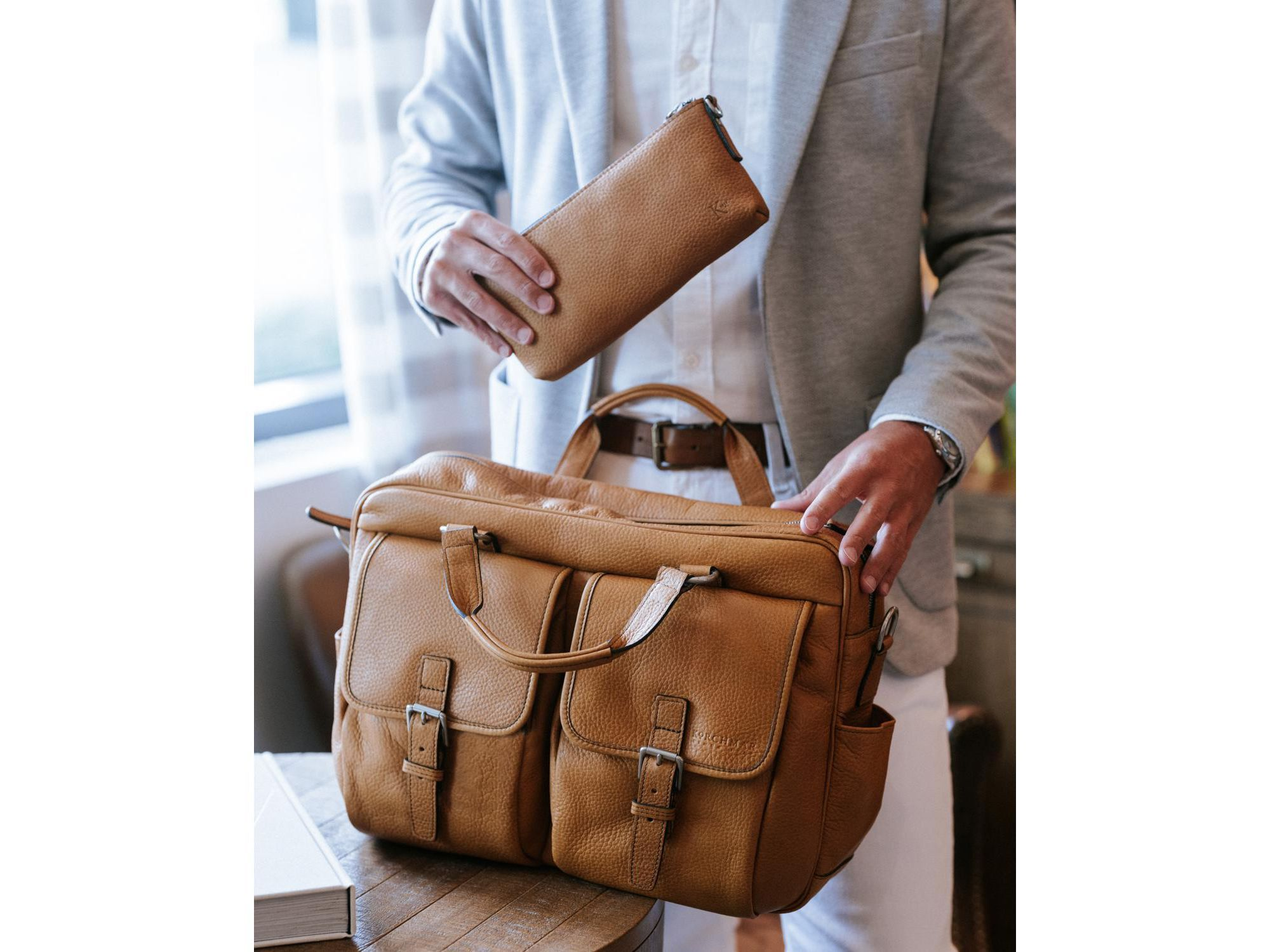 Barton Laptop Briefcase — Image 3